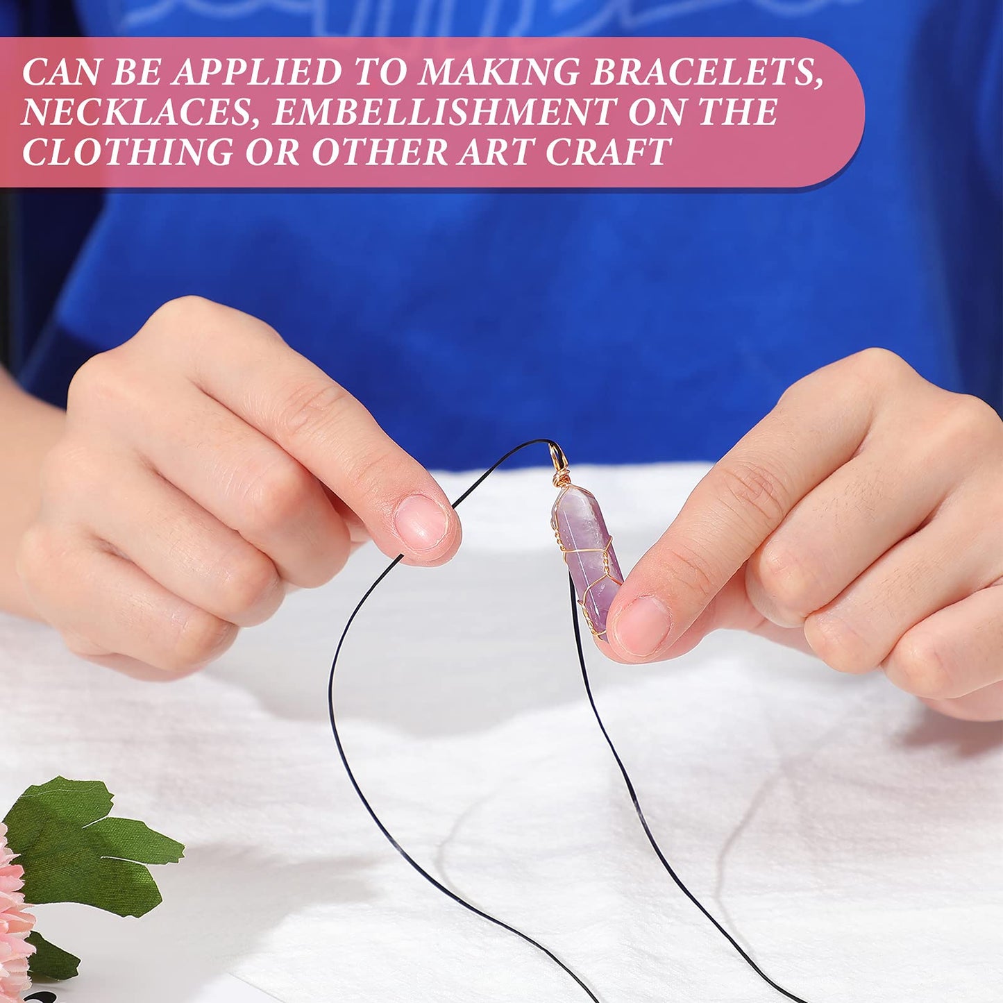 16 Pieces Healing Crystal Pendant Hexagonal Natural Crystal Pendant Pointed Quartz Gemstone Pendant Wire Wrapped Charms for Necklace Jewelry Making DIY Craft (Lovely Colors)