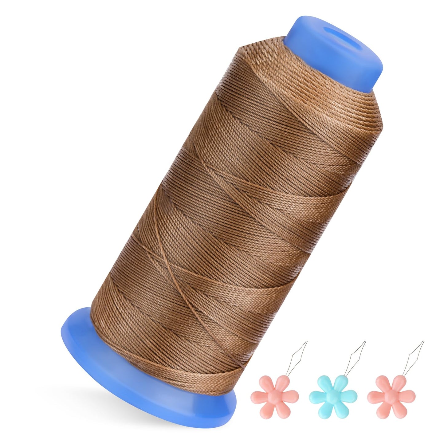 Premier Yarn 0.55mm Beading Thread - 490 Yards Round Polyester Cord, Ideal for DIY Craft, Bracelet Making, Jewelry & Sewing