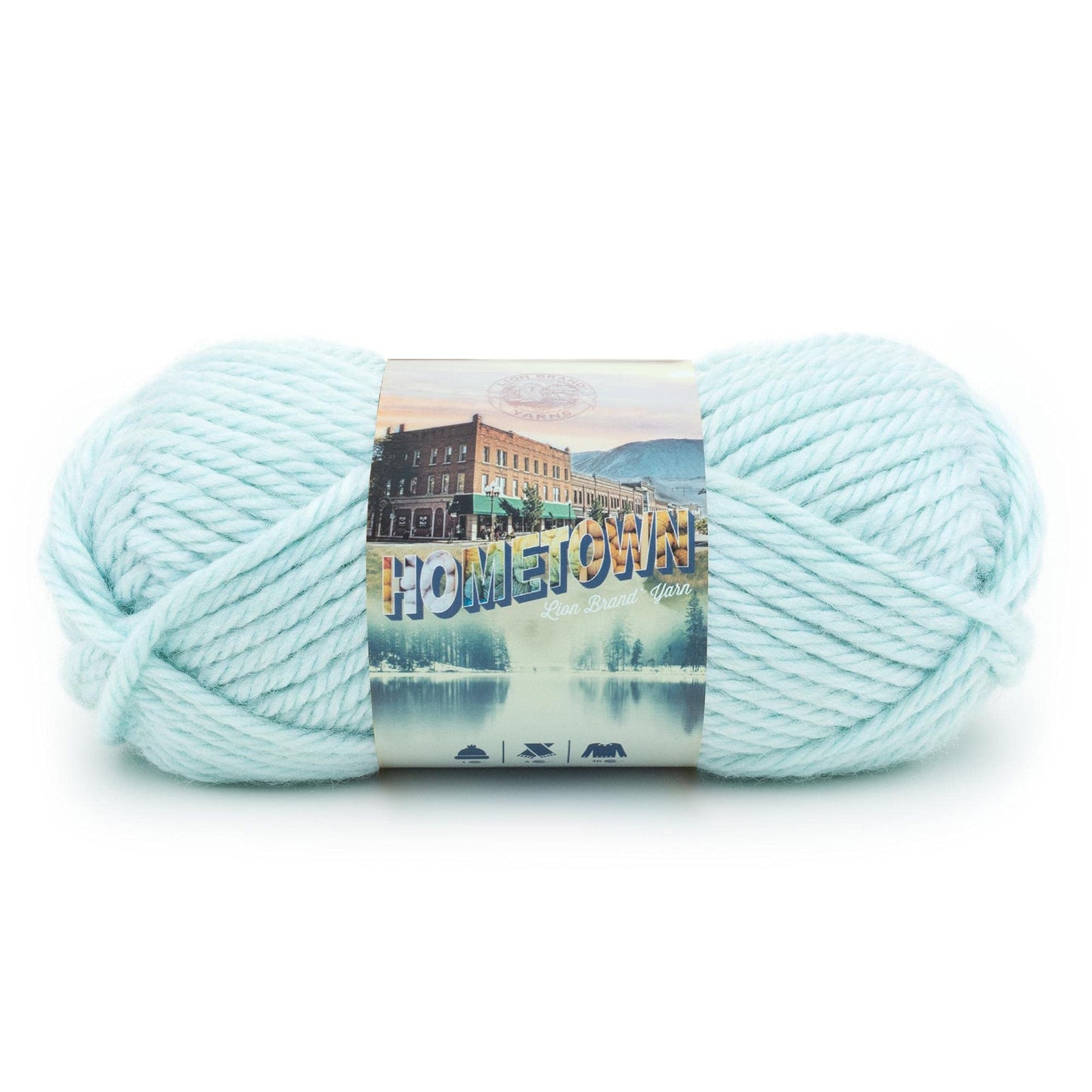 Lion Brand Yarn Hometown Yarn, Super-Bulky Yarn for Knitting, Crocheting, and Crafting, 1 Pack, Louisville Julep