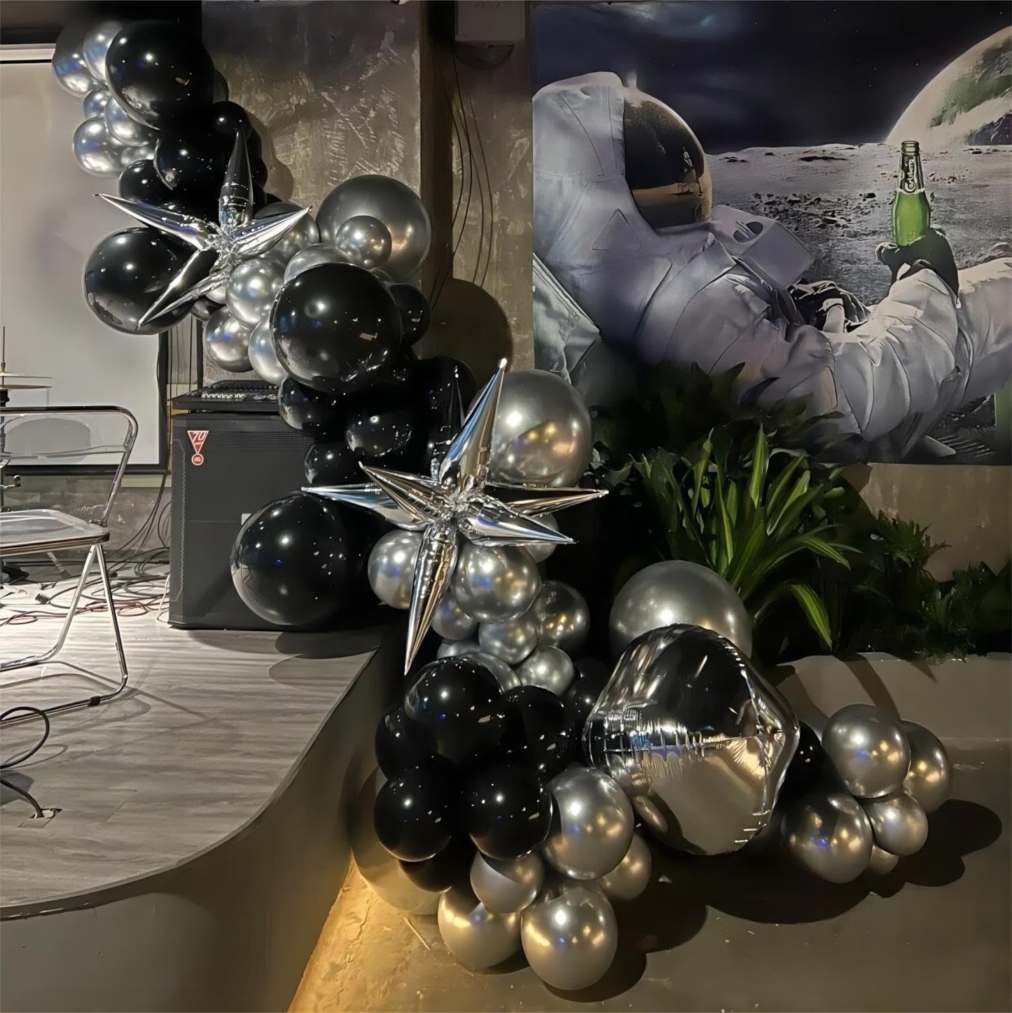 100pcs Black Balloons, 12 inch Black Latex Party Balloons Helium Quality for Gende Reveal, Birthday,Baby Shower,Wedding, Halloween or Christmas PartyParty Decoration (with Black Ribbon)