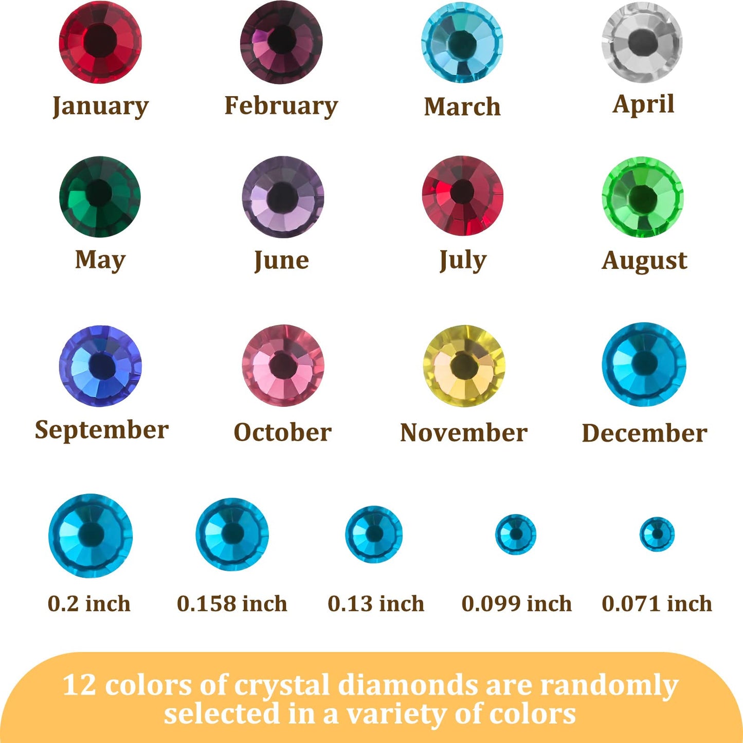 DIY Metal Stamping Kit Crystals Setter Stamping Punches Kit 2600 Pieces Multi Colored Flatback Rhinestones Heart Metal Hand Stamp 5 Pieces Circle Jewelry Design Stamps Jewelry for DIY Crafts, 6 Size