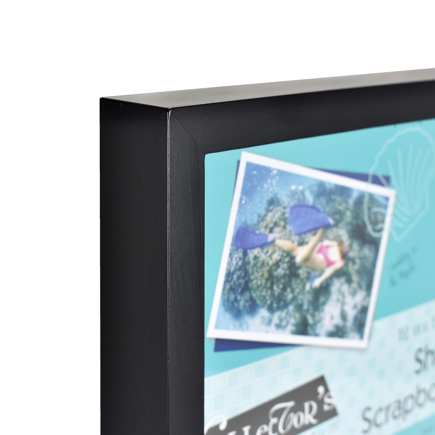 MCS 40950 12.75 x 12.75 Shadow Box Frame Holds 12 x 12 Scrapbook Page, Black