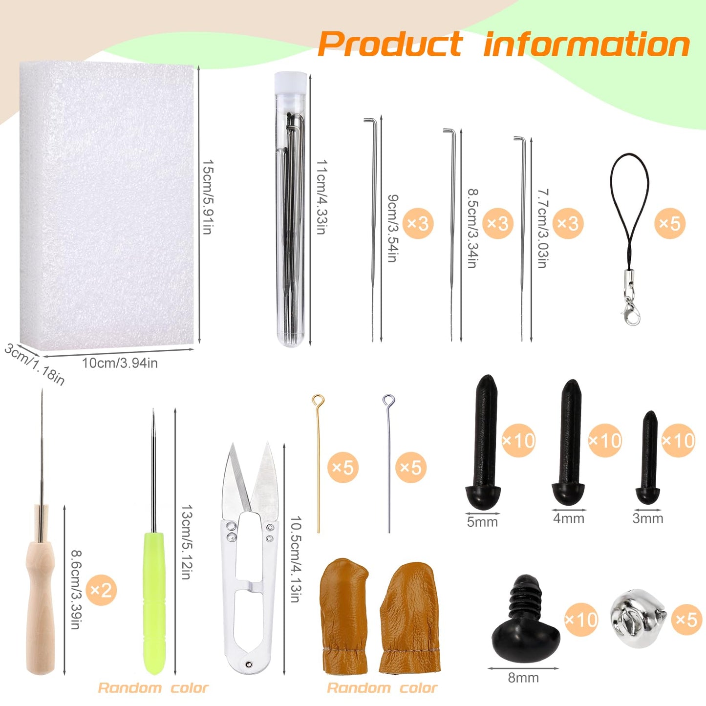 Needle Felting Kit, 149 Pieces Needle Felting Tools for Beginner, 72 Colors Wool Roving Set, Felting Kit with Wool Felt Tools and Foam Mat, Felting Kits for Beginners Adult