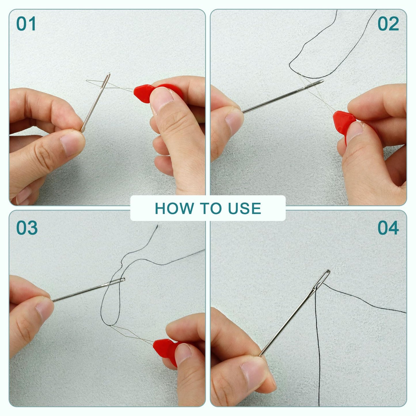 80/40 PCS Large-Eye Blunt Needles,8 Sizes Stainless Steel Yarn Knitting Needles,Sewing Needles,Crafting Knitting Weaving Stringing Needleswith Threaders for Finishing Off Crochet Projects CJ