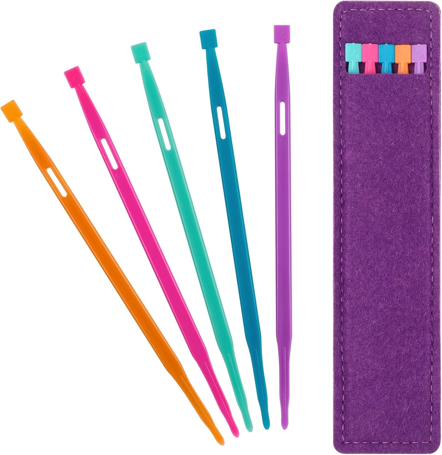 That Purple Thang Sewing Tools 5Pcs for Sewing Craft Projects Use Thread Rubber Band Tools