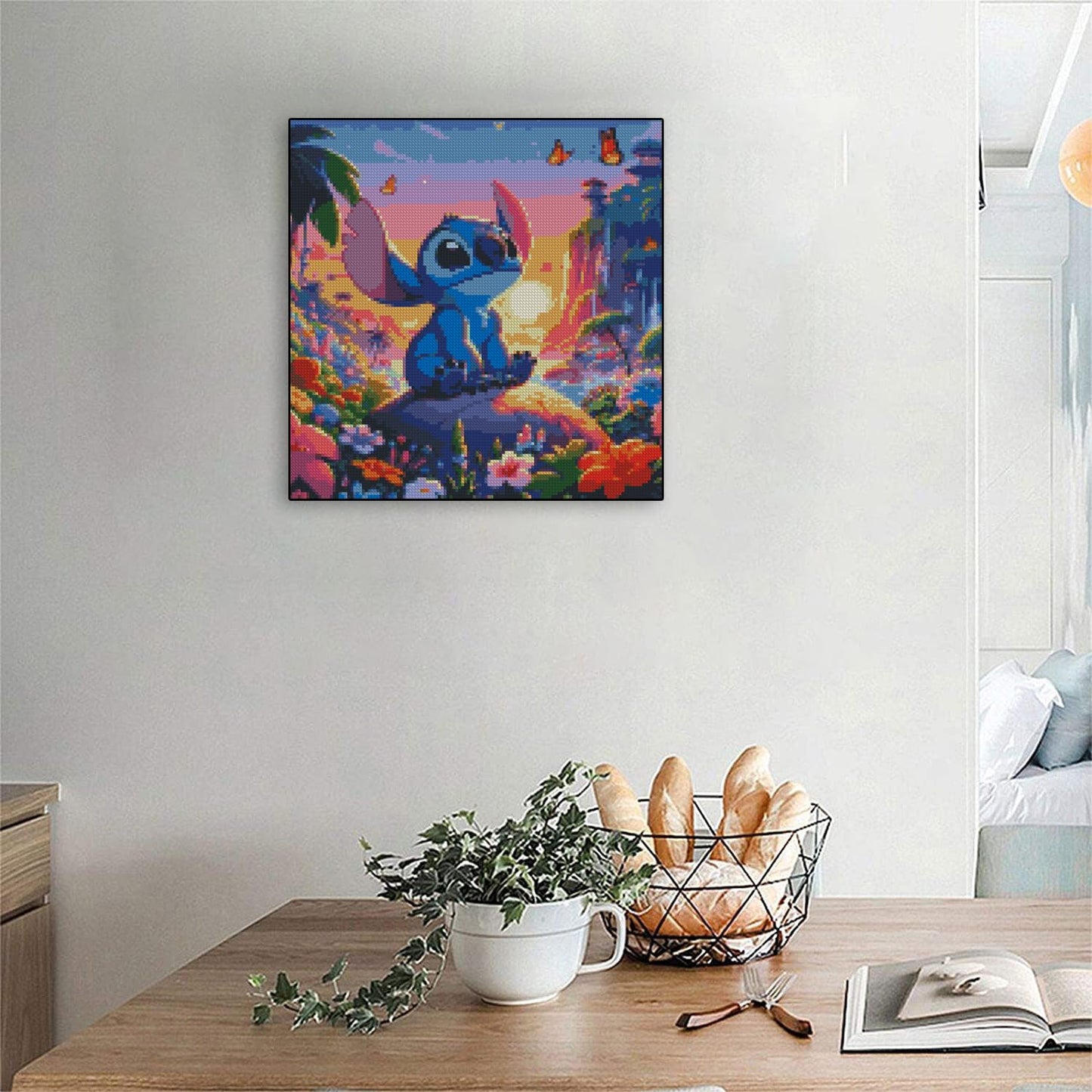 Stamped Cross Stitch Kits - Needlepoint Counted Cross Stitch Kits for Beginner Adults Printed Dimensions Cartoon Pattern Stitch Embroidery Kit Arts and Crafts (11CT Without Frame)