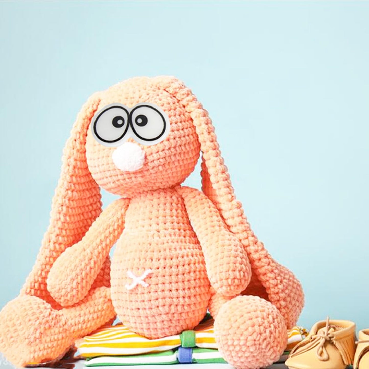 Zhbrchz 120pcs 14mm-38mm Plastic Safety Eyes Cartoon Eyes Crafts Safety Eyes with Washers for Amigurumi Crochet Bears Stuffed Animals DIY Clay Doll Making