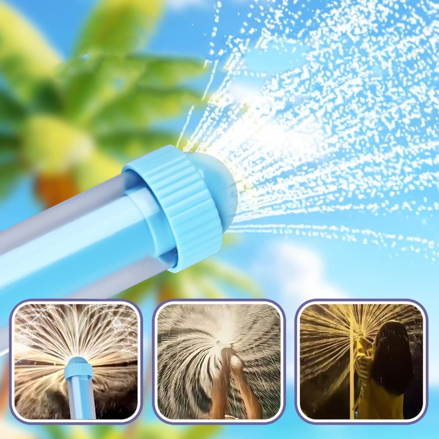 6Pack Creativity Fireworks Water Gun,Sprays Water in a Firework-Like Pattern, Squirt Gun for Kids, Bulk Samll Water Blaster Summer Pool, Backyard, Beach Water Game Outdoor Toys