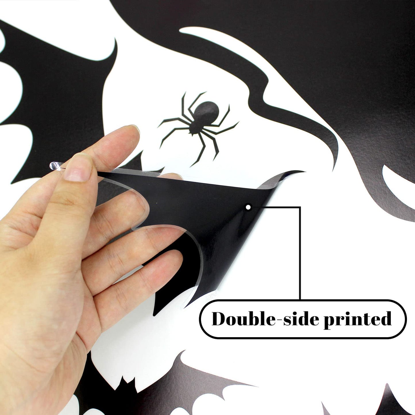 Large Halloween Window Clings Decorations Halloween Window Silhouette Decorations Scary Witch Silhouette Halloween Stickers for Window