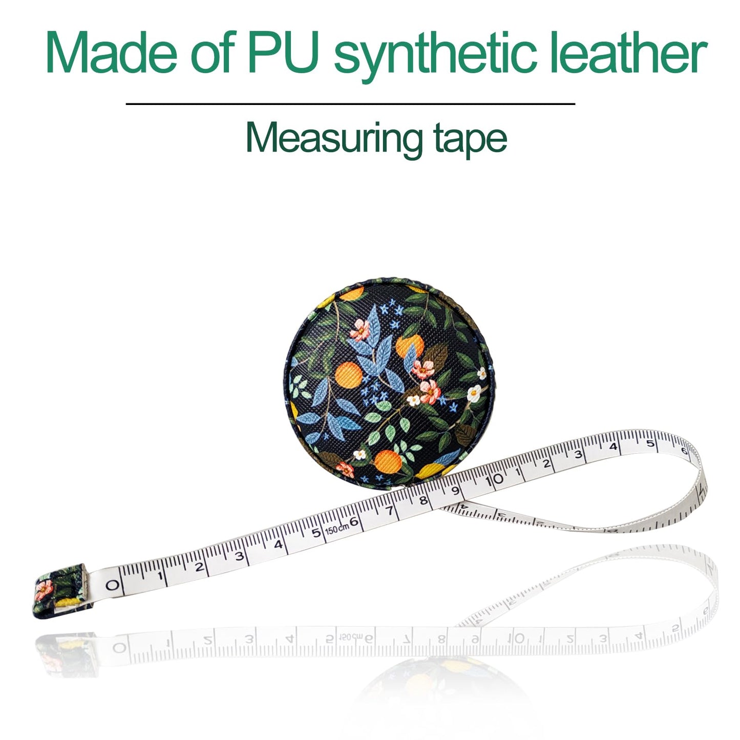 Tape Measure Measuring Tape for Body Tailor Cloth Fabric Sewing Knitting Craft Weight Loss Measurements Retractable 60-inch 1.5 Meter Push Button Dual Sided Tape Measure