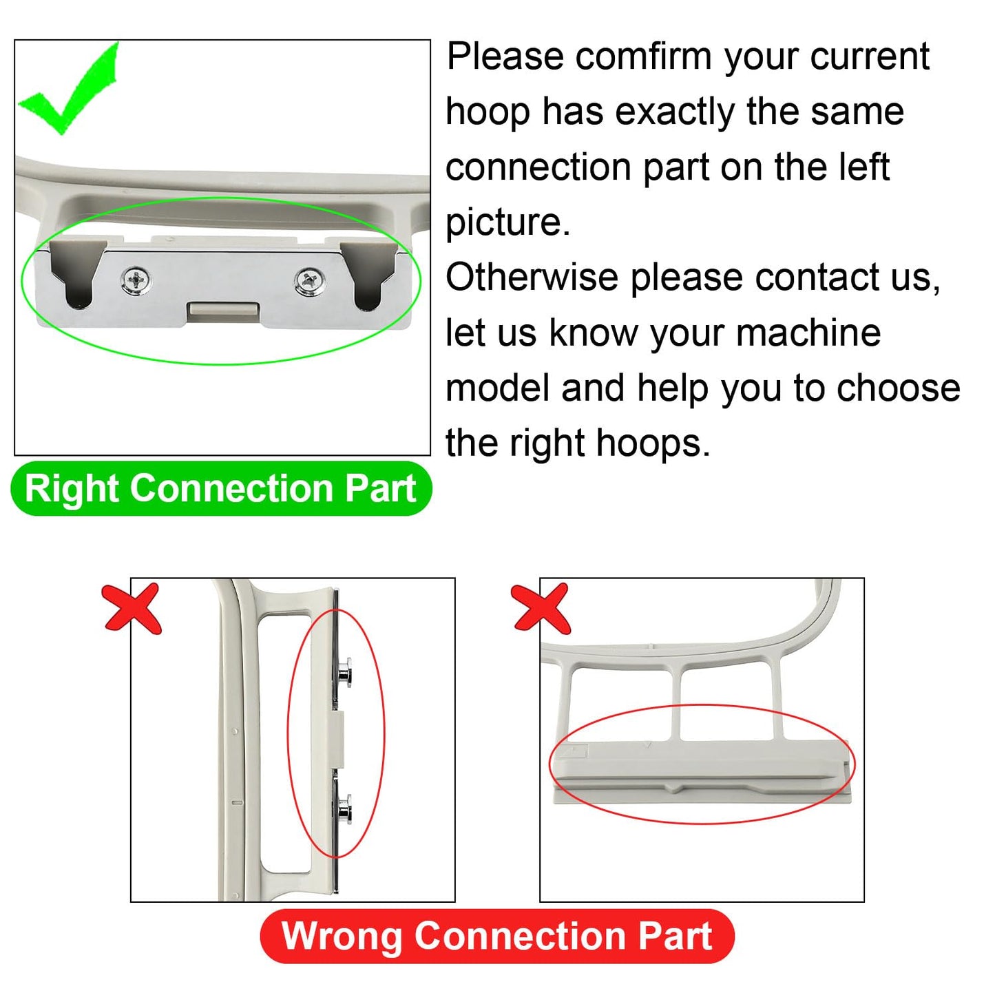 Sew Tech Embroidery Hoops for Brother PE900 PE800 SE2000 SE1900 PE770 780D PE700 PC6500 Brother Innovis 1250 700 Babylock Embroidery Machine Hoop