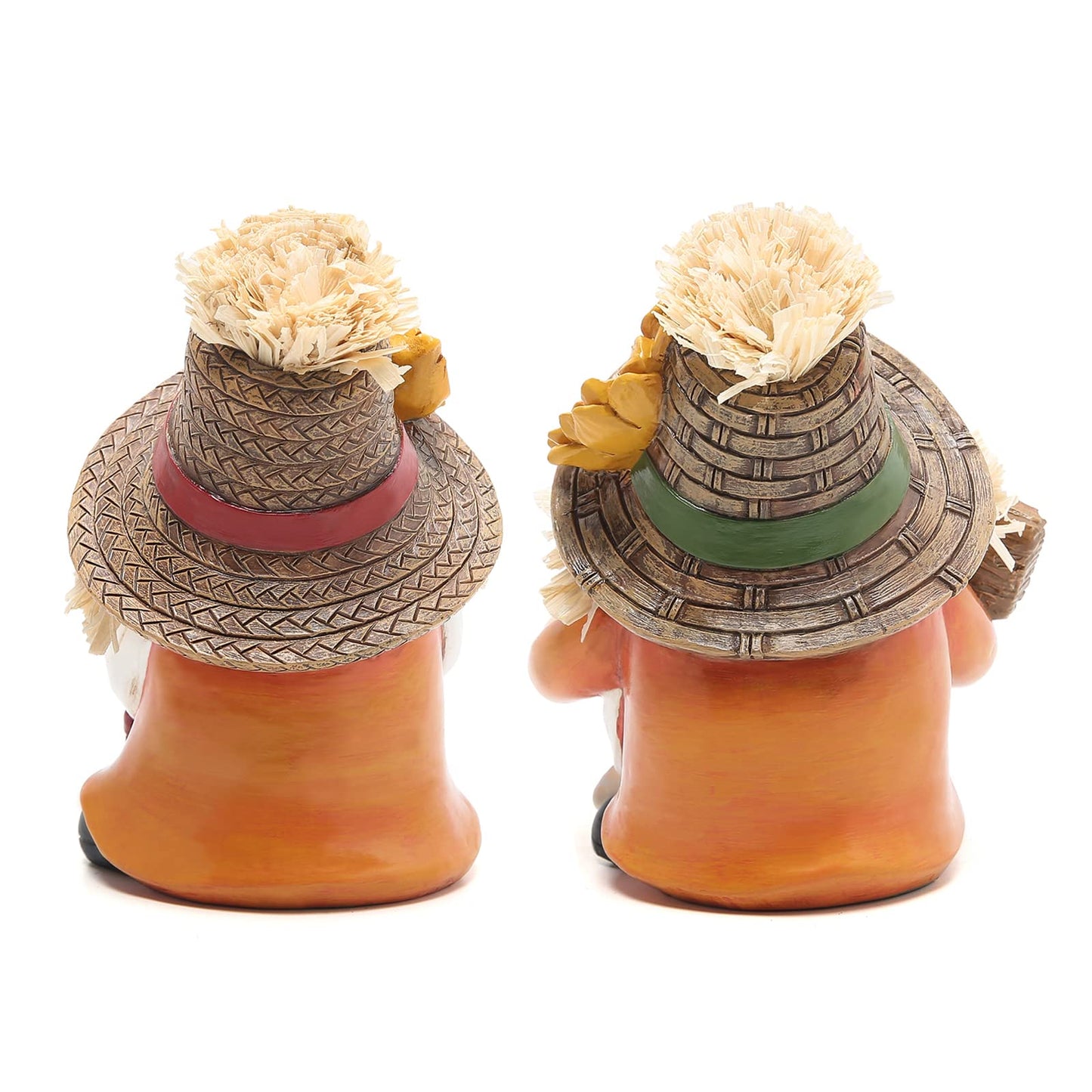 2pcs Thanksgiving Pumpkin Gnomes Decorations Handmade Swedish Tomte Elf for Fall Decor Gift - Fall Thanksgiving Party Home Kitchen Table Decor - Autumn Gifts