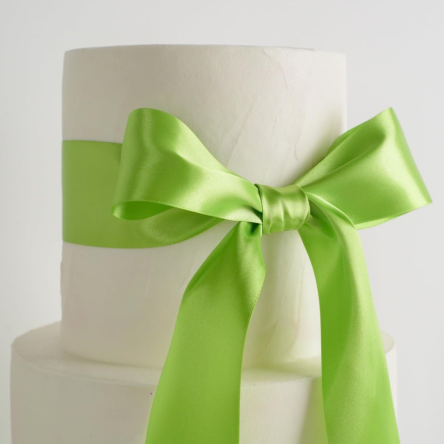 Lime Satin Ribbon 2 inch Lime Ribbon Double Faced Satin Ribbon by 25 Yards Lime Green Ribbon for Christmas Tree, Wreaths, Crafts, Satin Weddings, Flower Bouquet, Holiday Decorating
