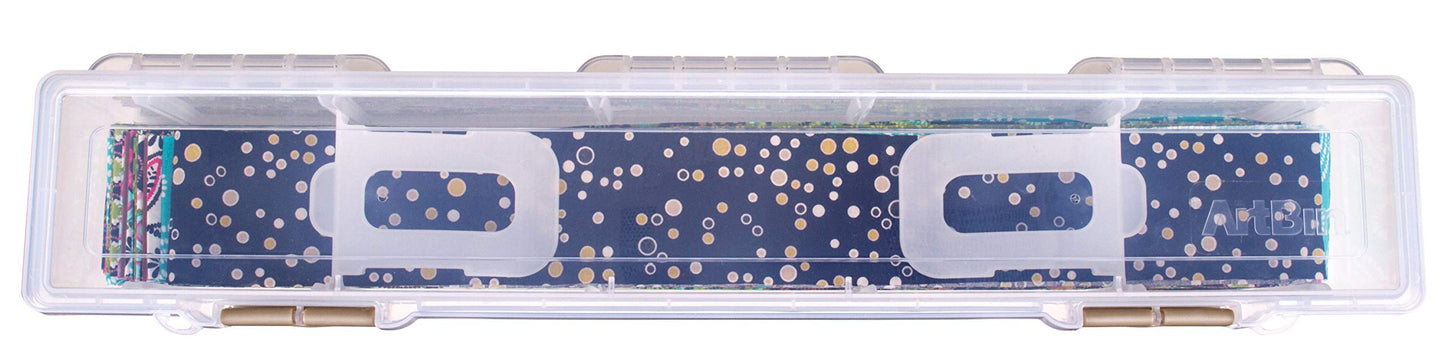 ArtBin 6999AB Fabric Strip Case - Crafts, Quiliting & Sewing Organizer, [1] Plastic Storage Case, Translucent