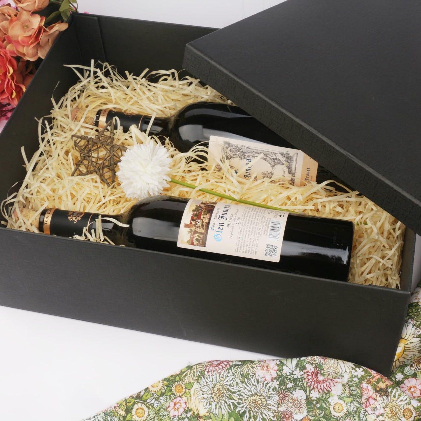 Large Gift Box 16.5x13x5.5 inches,Black Boxes for Presents,Birthday,Valentine's Day,Mother's Day,Christmas,Anniversary