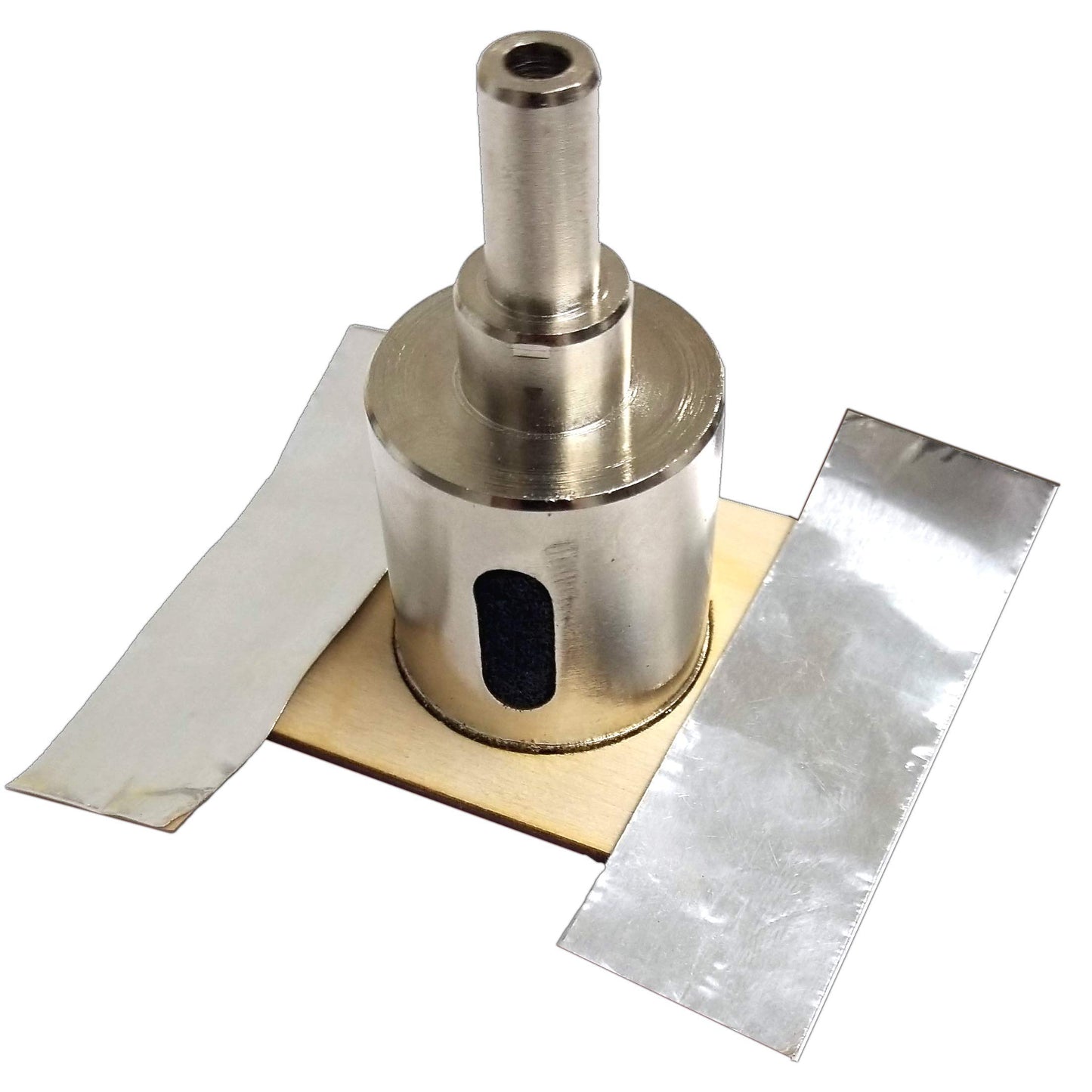 1/2" Glass Drill Bit for Bottles - Diamond Hole Saw for Bottle Lights & Lamp Kits - Drill Guide for Straight Holes