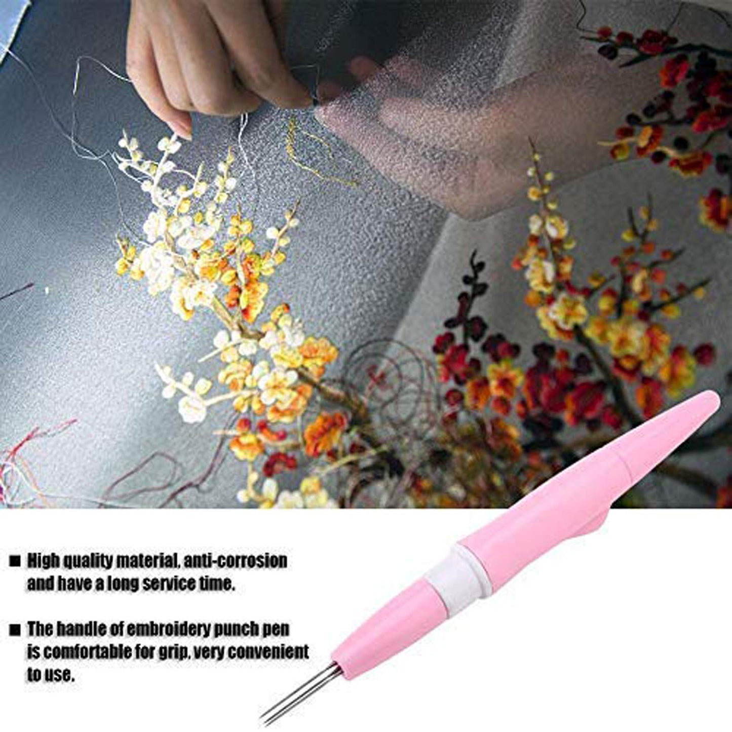 Needle Felting, Felting Needle Tool with 3 Needles, Pen Style Needle Felting Tool, Wool Felt Needle Tools, Felting Starter for DIY Patchwork & Craft, Make Beautiful Felt Animals & Patterns