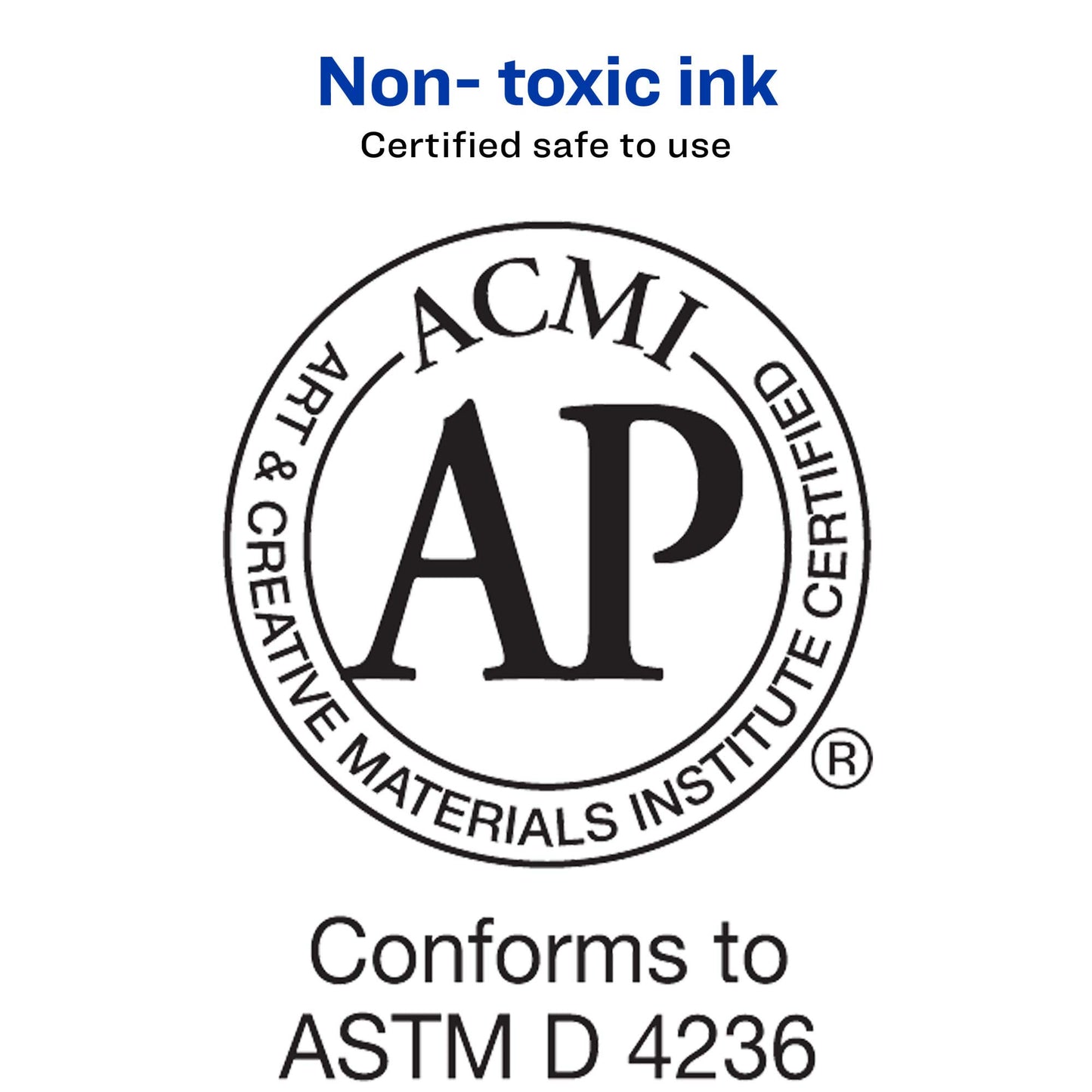 Avery Carter's Foam Stamp Pad, 2.75 x 4.25 Inch, Black, 1 Pad (21381)