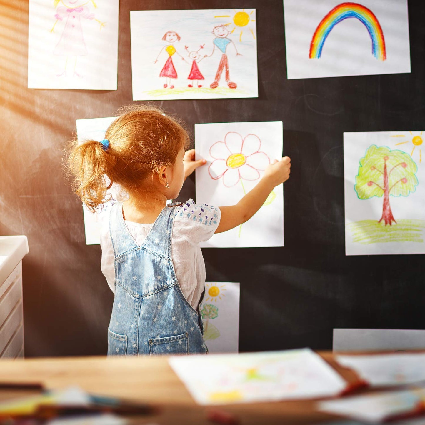 Adhoklop 1248 Pcs (624 Pairs) Thin Clear Dots with Adhesive Hook and Loop Nylon Transparent Sticky Back Glue Tapes 0.59 Inch Diameter Fastener for School Classroom Teacher Supplies (Clear)