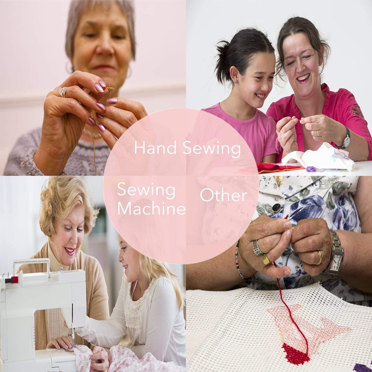 Needle Threaders, 20 Packs Sewing Needle Threader Tools Loop Wires Threaders for Hand Sewing Machine Sewing, Universal Plastic Sewing Threaders Tool for Embroidery Needlework