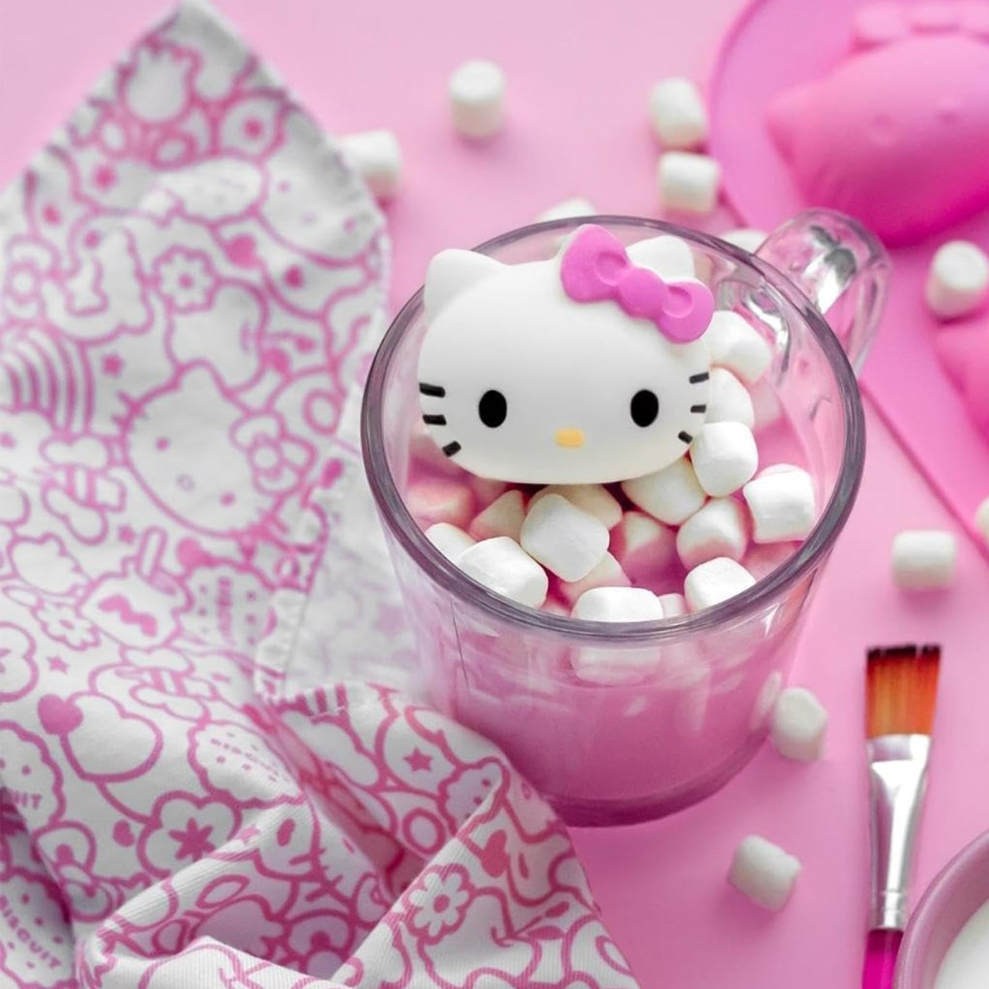 ICNYEKl Cute Kitten Chocolate Silicone Mold, Silicone Candy Molds 16 Cavity, Cat Ice Cube Tray for Baking, Cupcake Topper, Pudding, Butter, Gelatin, Jelly, Bath Bomb, Candle, Plaster, Resin, Clay