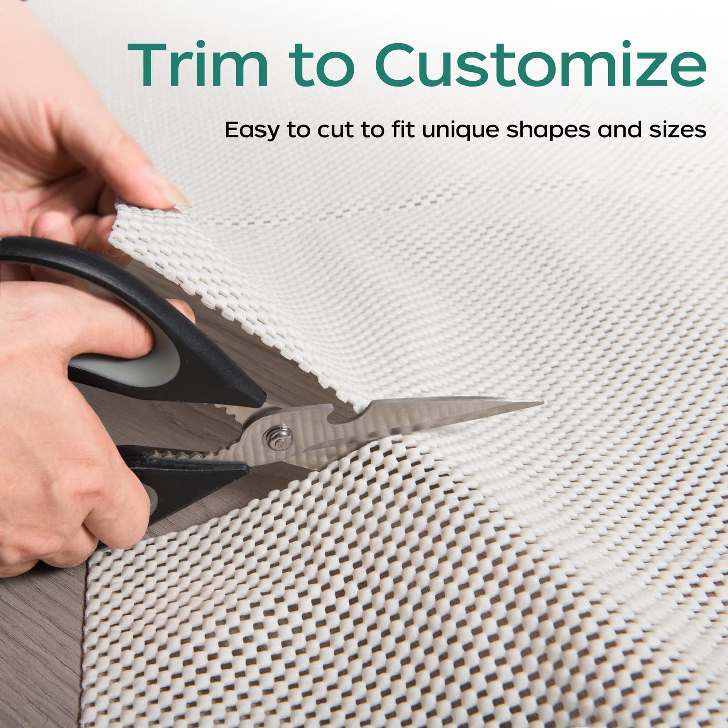 Non Slip Rug Pad Gripper 8 x 10 Feet Extra Thick Carpet Pads for Area Rugs and Hardwood Floors, Keep Your Rugs Safe and in Place