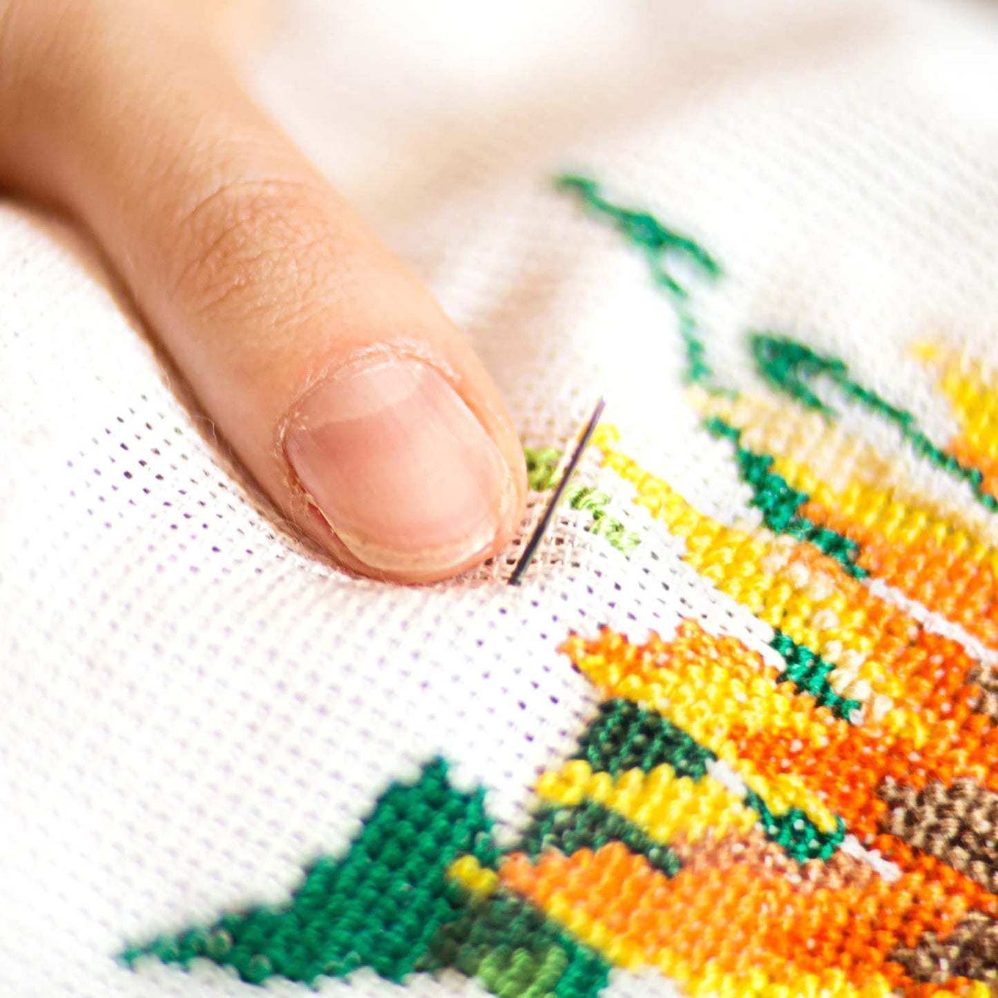 6 Pieces Aida Cloth 14 Count White Cross Stitch Fabric for Craft Embroidery, Handmade Needlework, DIY Handicrafts, 12 by 18-Inch