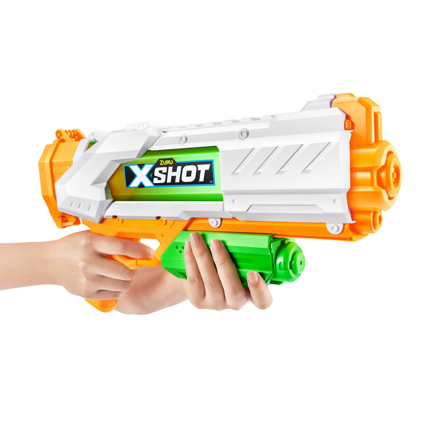XSHOT Fast-Fill Medium Water Blaster by ZURU, Watergun for Summer, XShot Water Toys, Squirt Gun Soaker (Fills with Water in just 1 Second!) Big Water Toy for Children, Boys, Teen, Men (Medium)