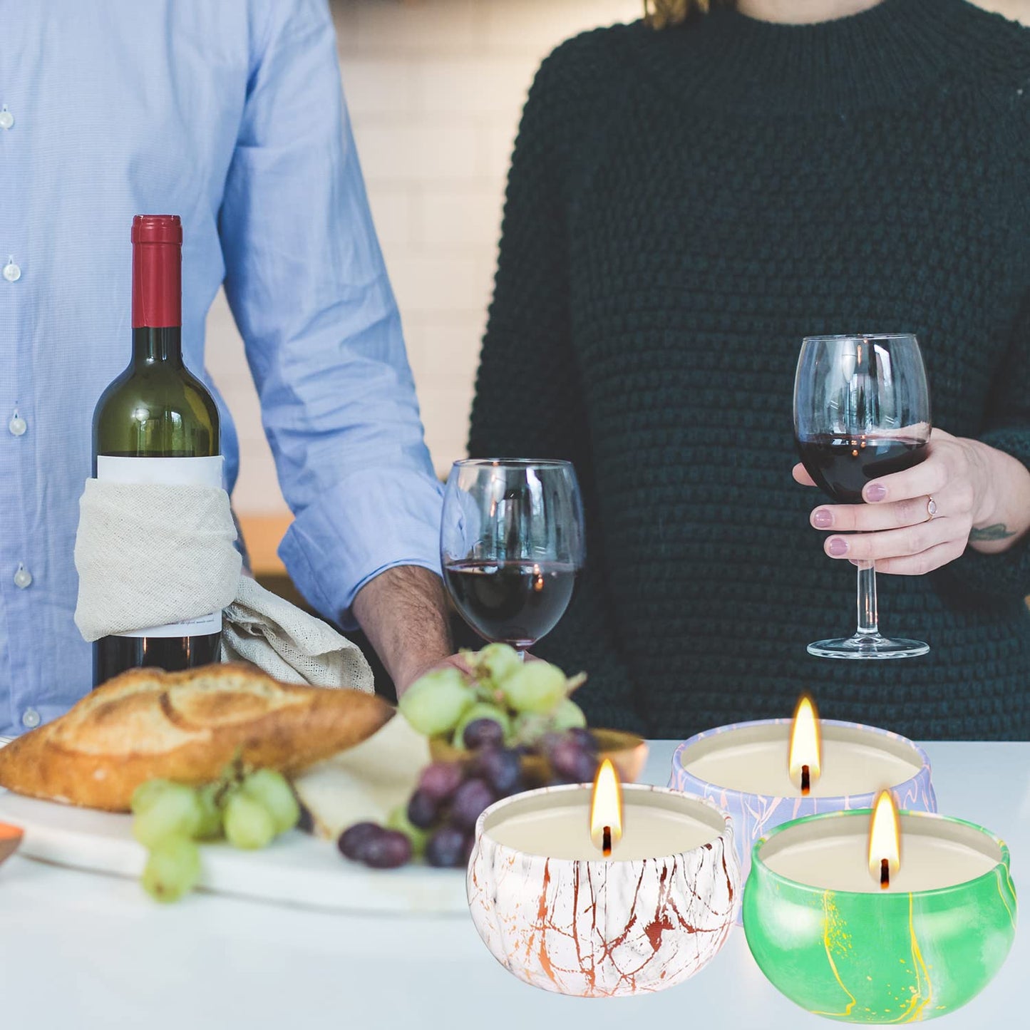 16 Packs Fragrance / Aromatherapy Candle Gift Set For Mom | Woman , 2.5oz, For Home Scented Bath Yoga, Natural Soy Wax, Mothers Day, Birthday, Valentine's Day