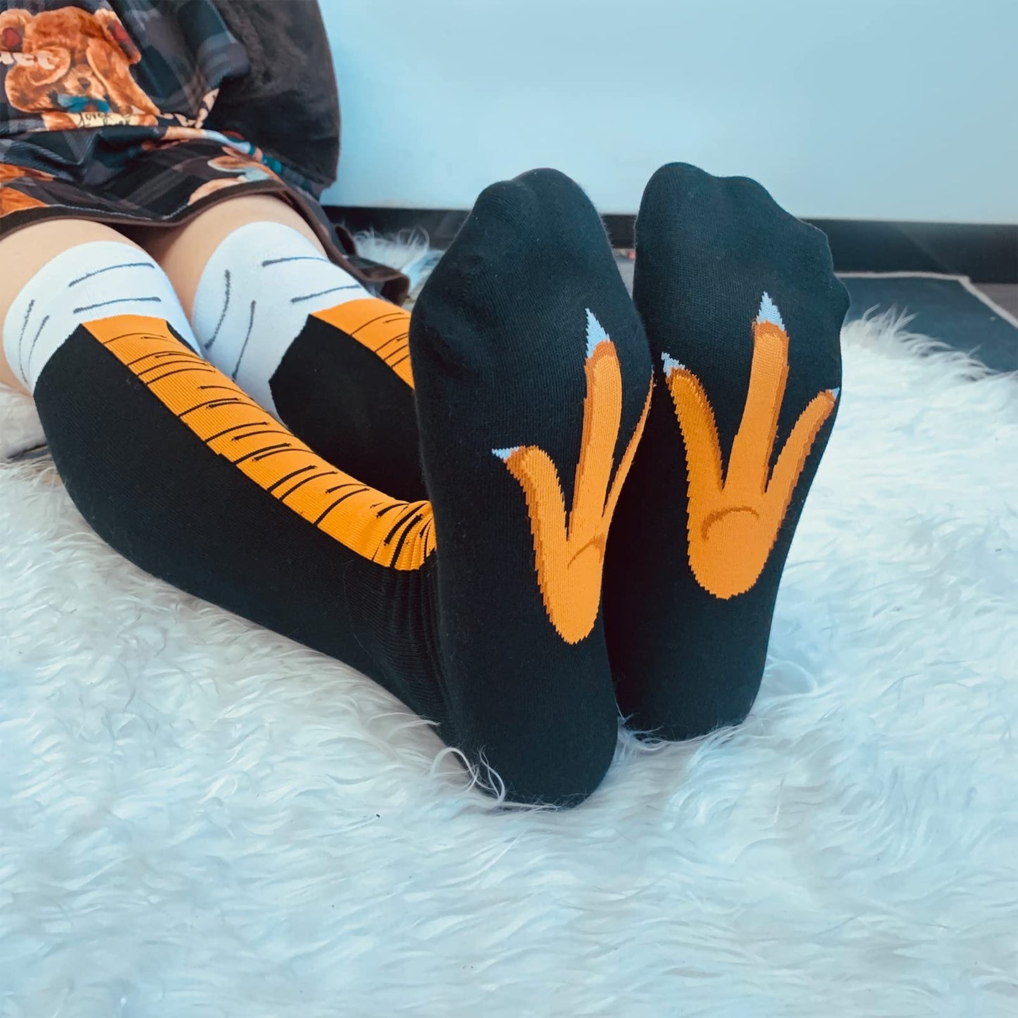 White Elephant Gifts for Adults Chicken Leg Socks Funny Novelty turkey Socks thanksgiving Christmas stuffers Gag Gifts Chicken Feet Sock for Women Man and Kids