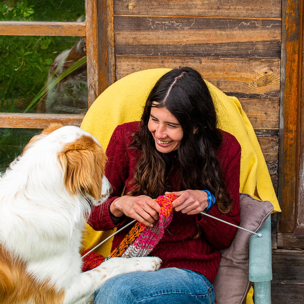 Crochet Hook Tunisian 11.0 mm, Aeelike Extra Long Afghan Hook Aluminum Colorful for Beginners and Crochet Hooks Lovers