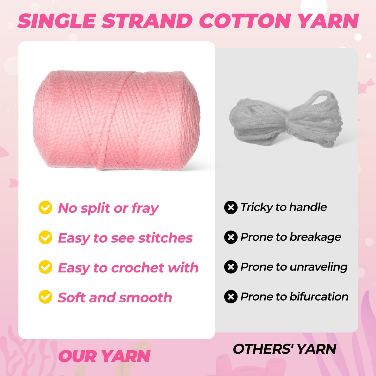 Crochet Kit for Beginners, Crochet Animal Kits, Amigurumi Crocheting Kit for Starters with Step-by-Step Video Tutorials, Beginner Crochet Kit for Adults (Axolotl 1Pack)