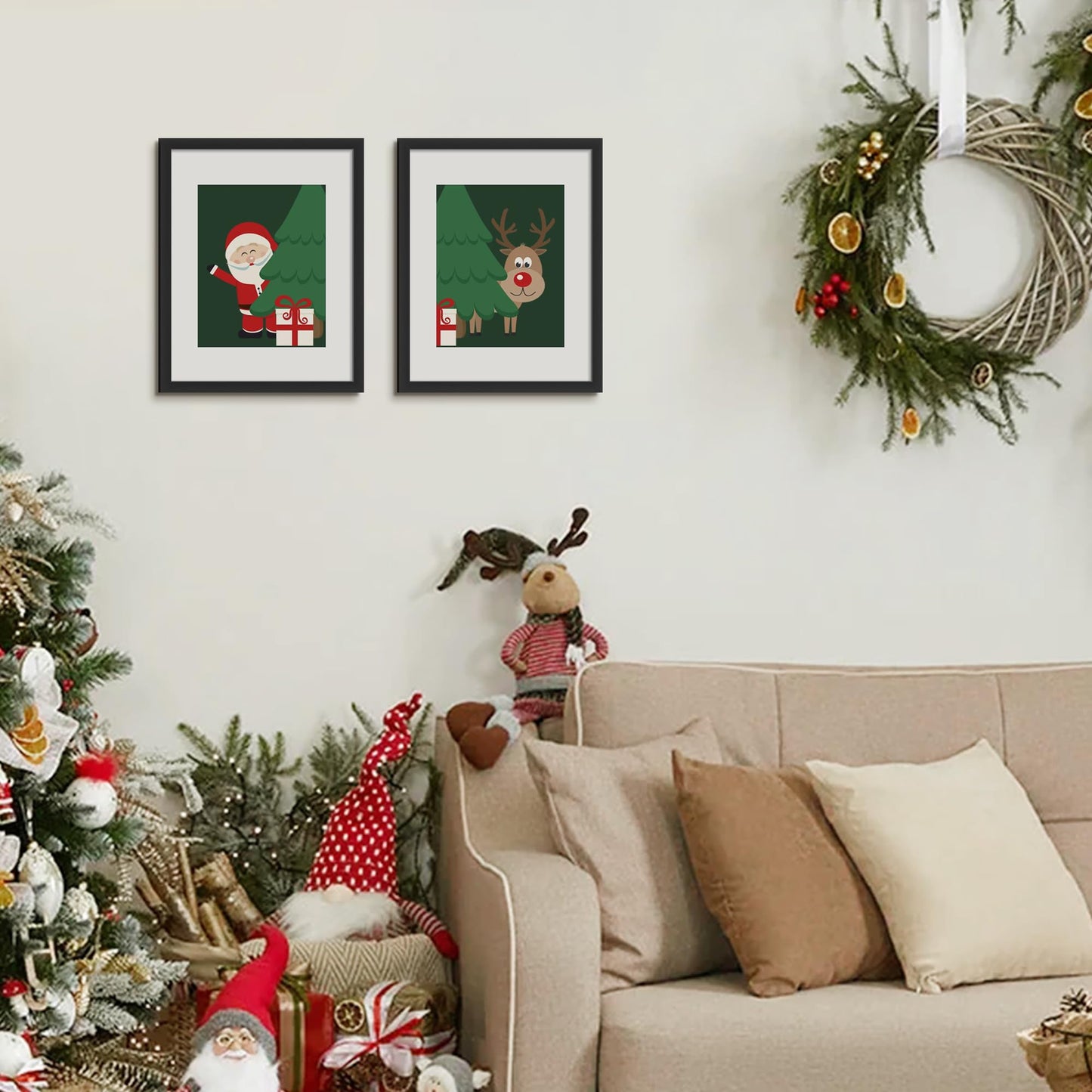 11x14 Picture Frame, Display Poster 8x10 with Mat or 11 x 14 Without Mat, Wall Gallery Photo Frames, Black, 2 Pack