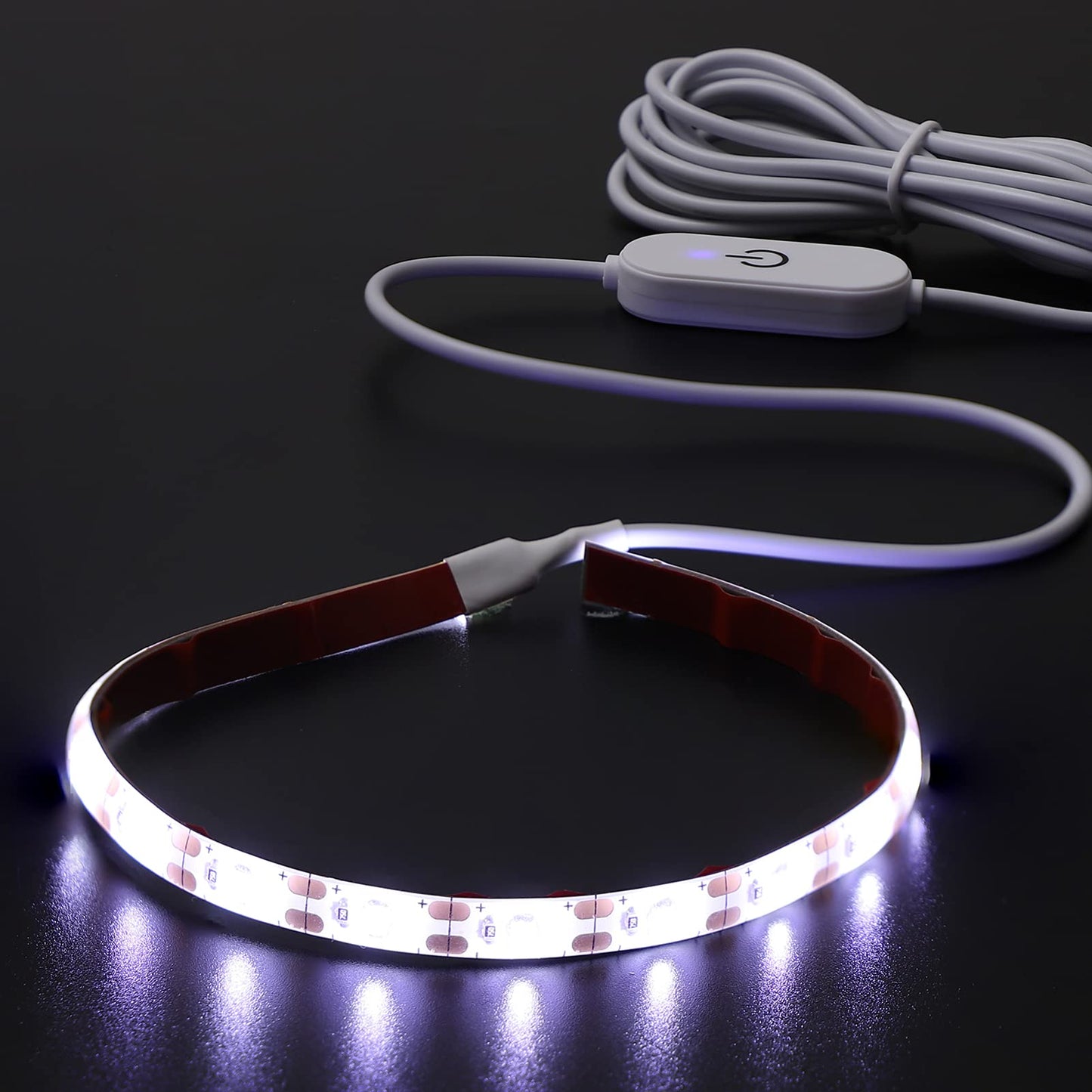 LED Strips Sewing Machine Cold White Light Self-Adhesive LED Strip Light 2 Meters 5V USB 6500K