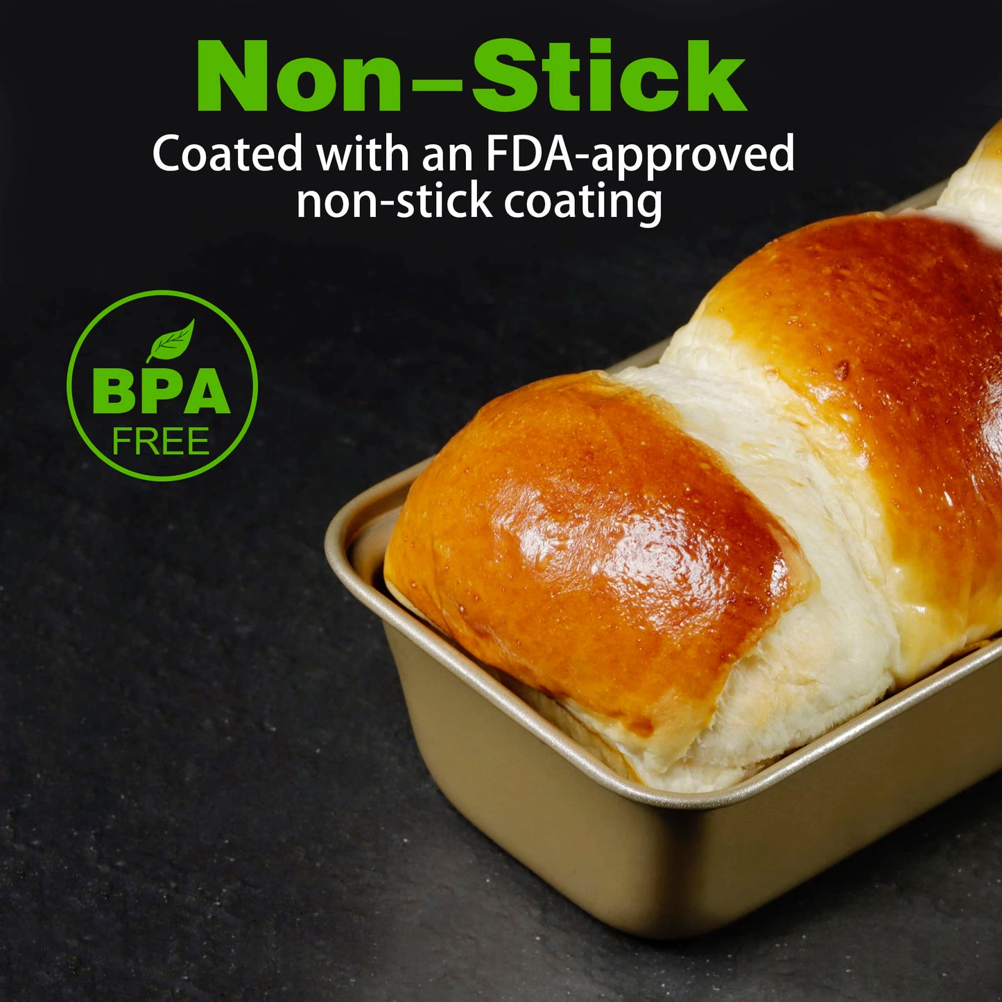 Tiawudi 6 Pack Mini Loaf Pans, Non-Stick Baking Bread Pan, Carbon Steel Bakeware