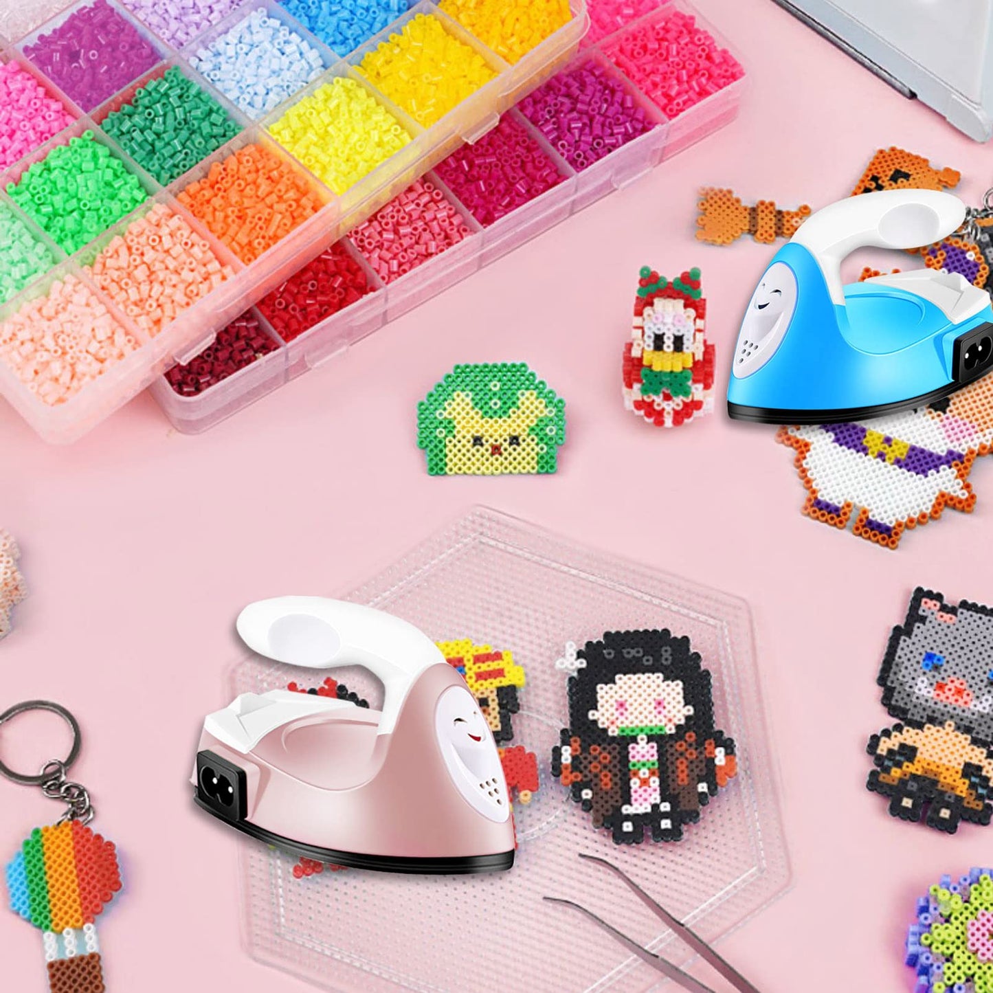 Mini Craft Iron Mini Iron Press,Mini Heat Press Machine for T Shirts Shoes and Hats Small Heat Transfer Vinyl Projects,Portable Travel Irons Mini Heat Press Crafting Craft Clothes