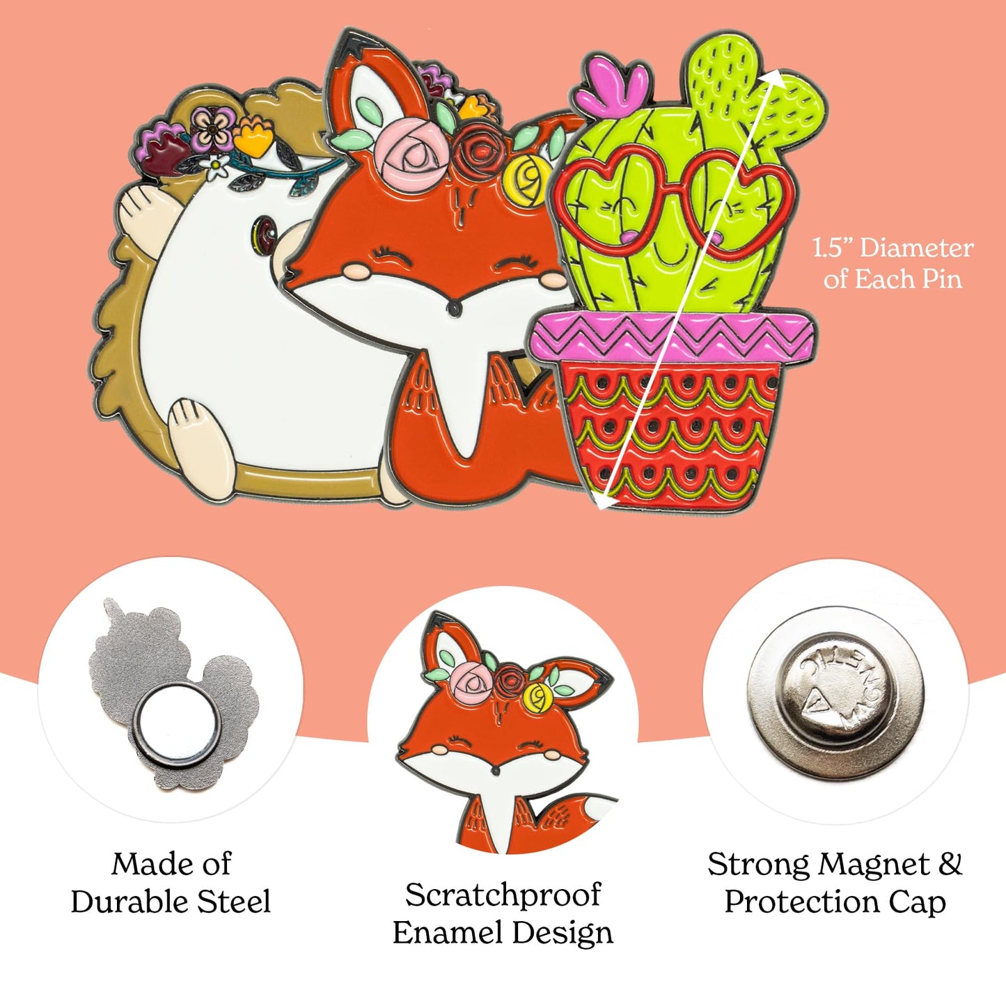 Needle Minder for Cross Stitch: Magnetic Needle Minder for Needlework, Cross Stitch and Embroidery. NeedleMinder Magnets for a Strong Magnetic Needle Keeper. 3X Cross Stitch Needle Minders Magnetic