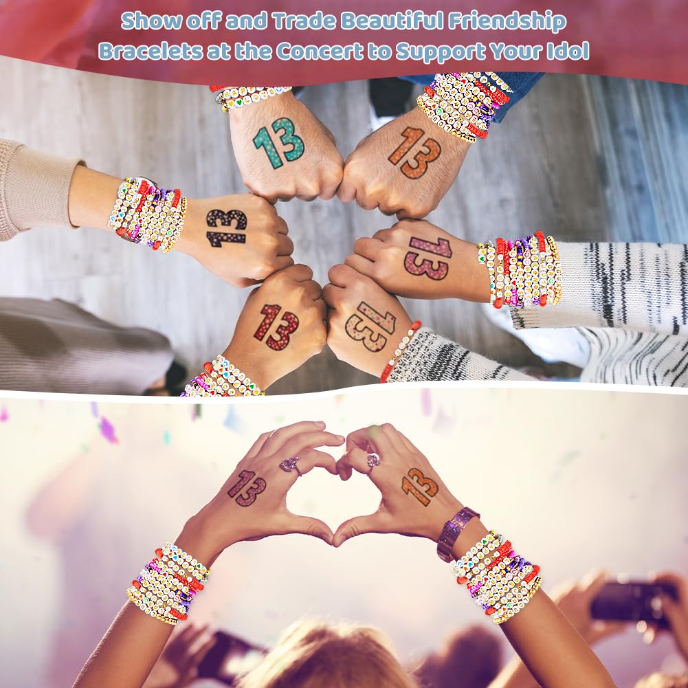 Friendship Bracelet Kit, 16000 pcs with Seed Beads (2/3/4mm), Clay Beads, 7 Styles Letter Beads (A-Z), Variety of Charms, DIY Jewelry Making Crafts