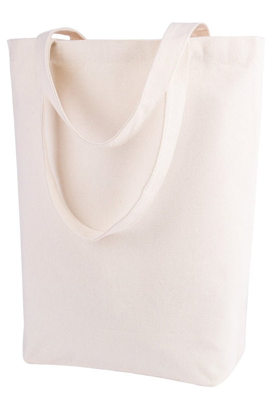 Lily queen Natural Canvas Tote Bags DIY for Crafting and Decorating Reusable Grocery Washable Bag Shopping Bag 15H x 13W x 4D Inch (Natural)