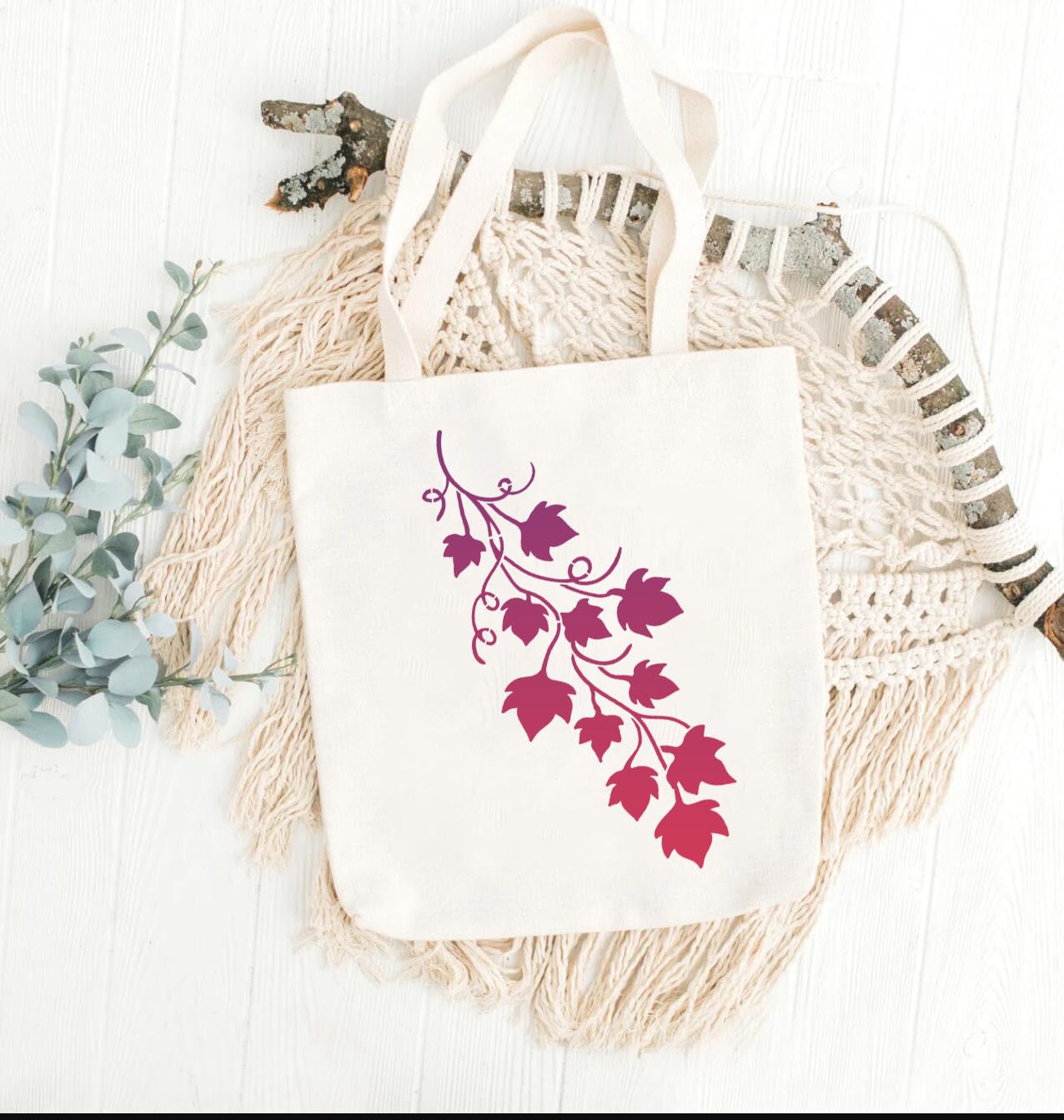 Leaf Stencils Vine Stencil Leaves Floral Stencils Reusable DIY Crafts Drawing Templates for Painting on Wood Wall Canvas Furniture