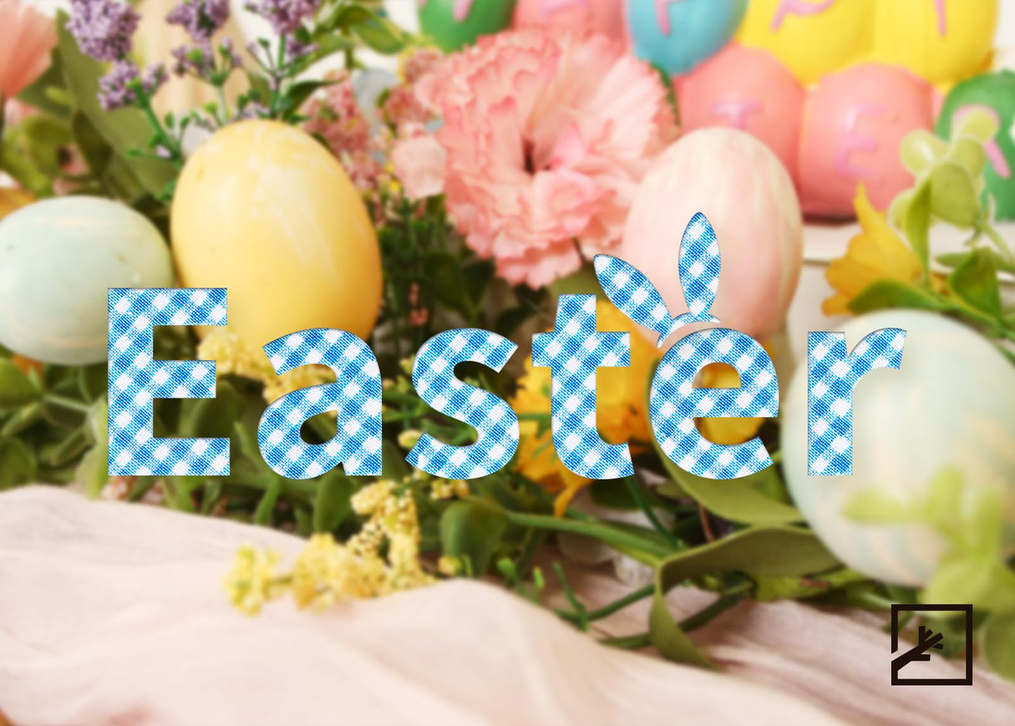 5FT Easter Garland Spring Vine with Easter Eggs Flowers Berries for Rustic Mantle Arch Home Table Tree Decoration