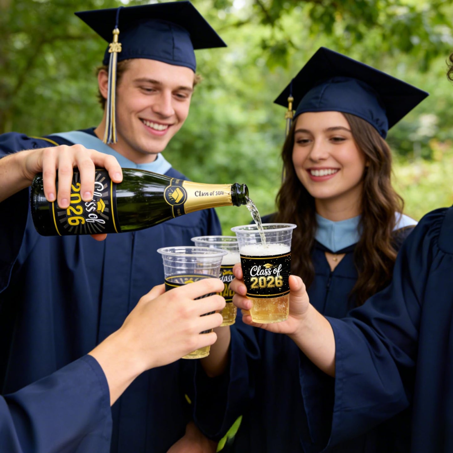 HongyiTime 50 Pack 16 oz Graduation Cups - Graduation Party Supplies & Favors