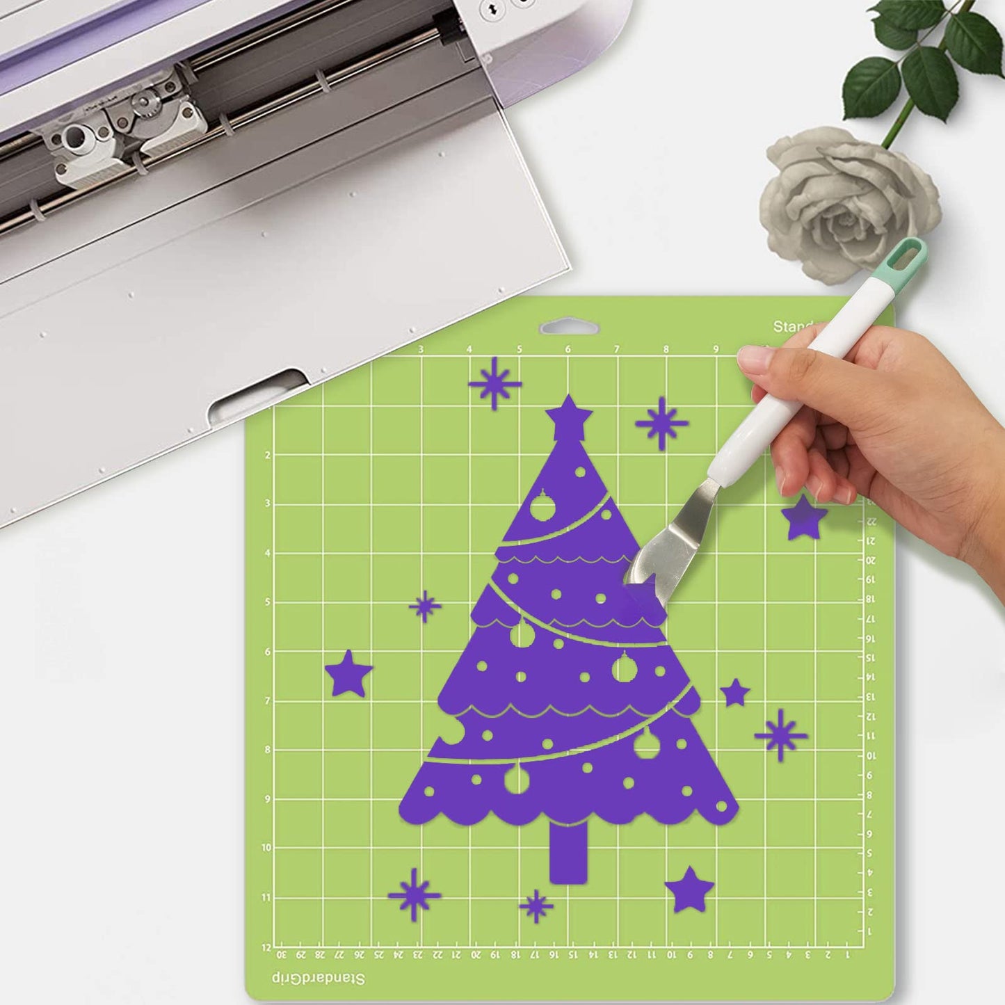 Craft Vinyl Weeding Tools Set,Precision Craft Vinyl Tools Kit,Weeding Kits for Cricut/Silhouette/Oracal 631 651 751 Vinyl …