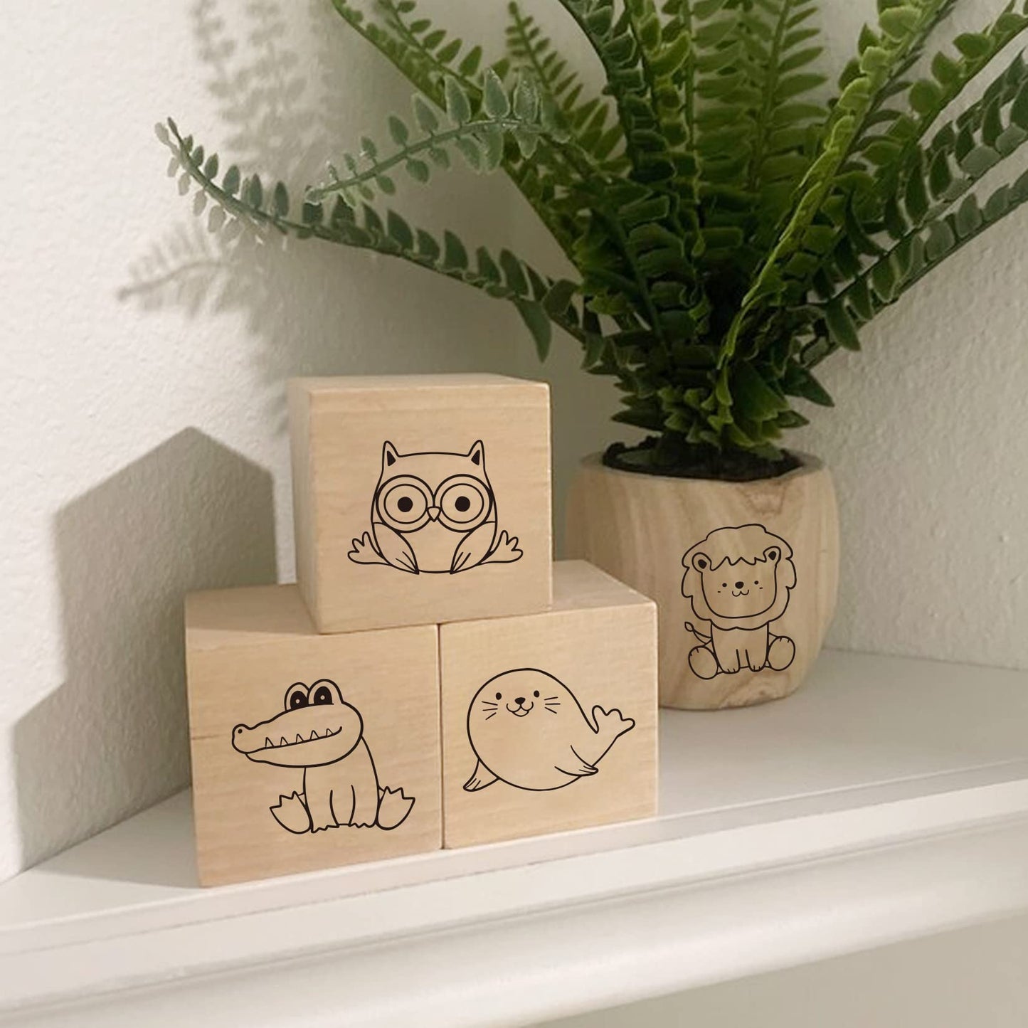 Small Stencils for Painting on Wood Reusable, 3 Inch Reusable Stencil for Craft Ornament Paint Template Stencils for Wall Card Rock Wood Signs Coasters Canvas Home Decor (Cute Animal)