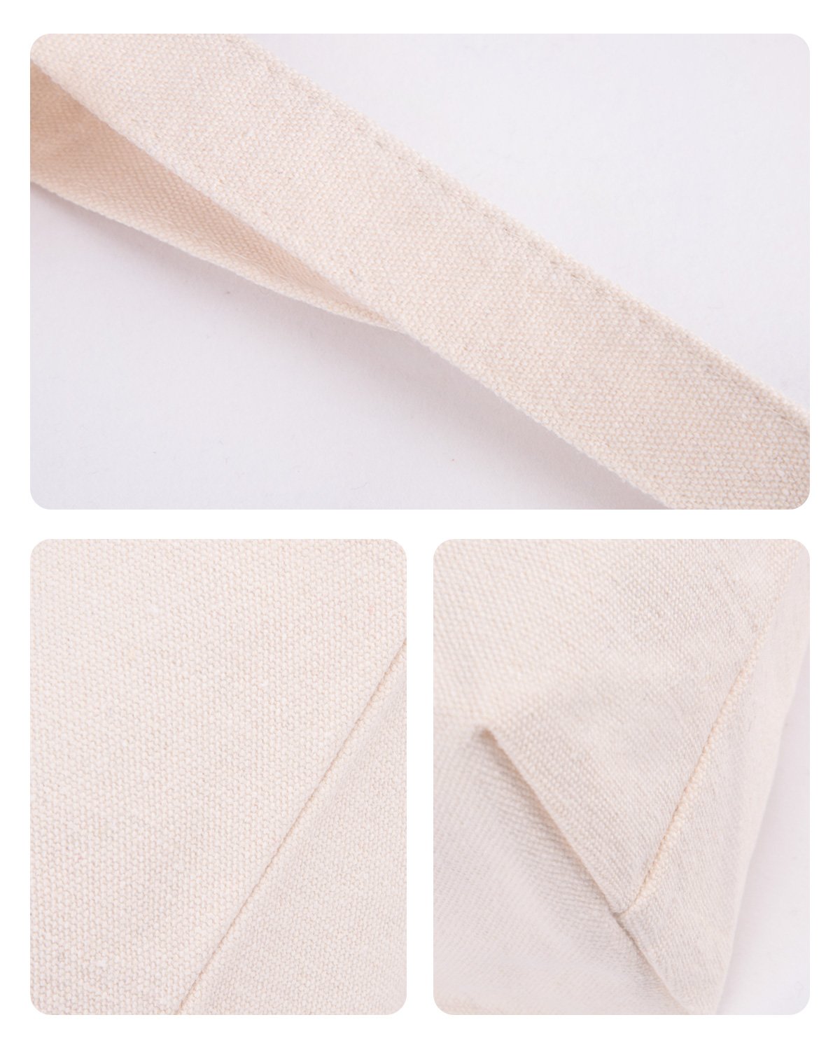 Lily queen Natural Canvas Tote Bags DIY for Crafting and Decorating Reusable Grocery Washable Bag Shopping Bag 15H x 13W x 4D Inch (Natural)