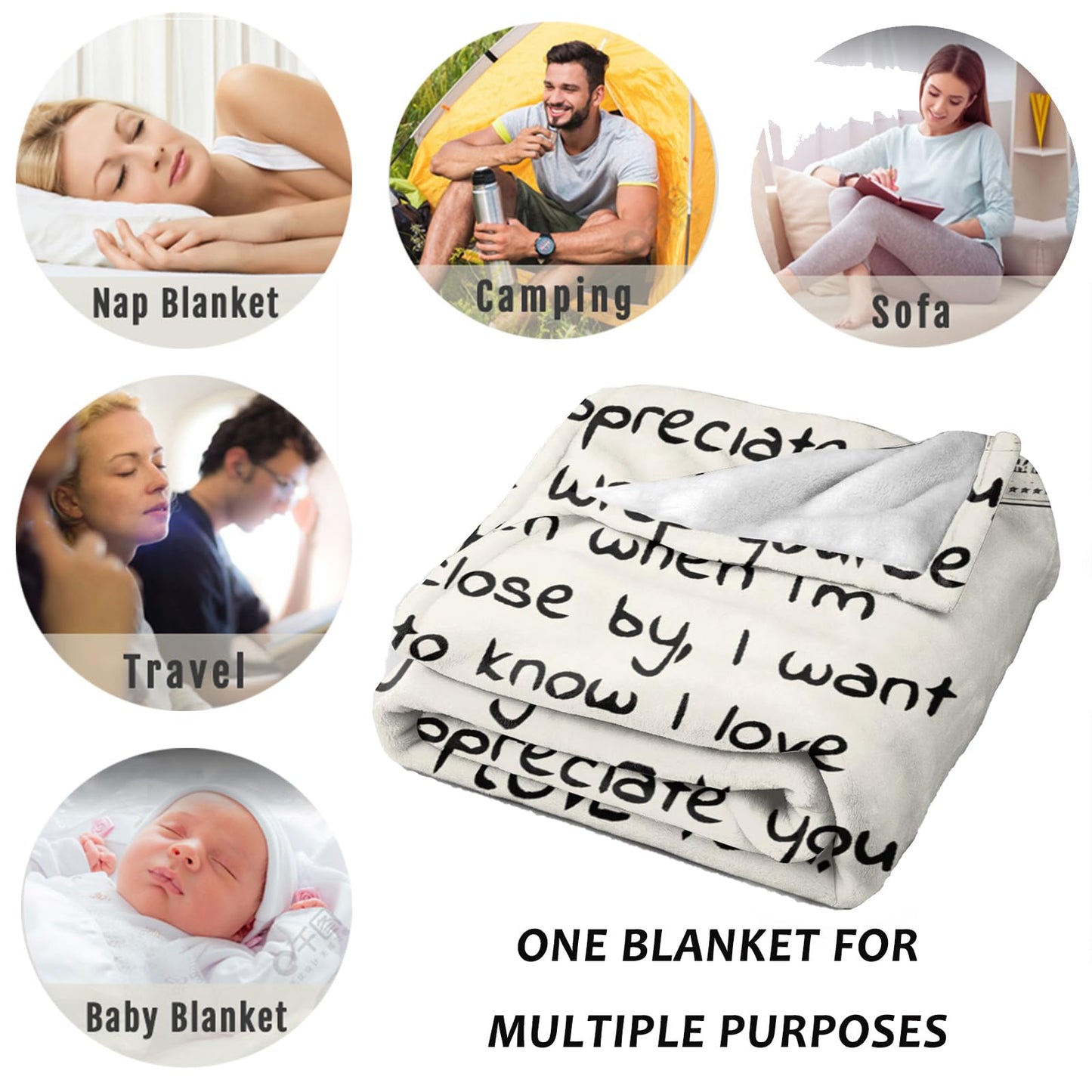 Gift for Dad from Daughter Son, Dear Dad Blanket for Father's Day, Throw Blankets Anniversary Birthday Super Soft Flannel Throw Blankets for Christmas Valentines Day for Bed Couch(50’’x60’’)