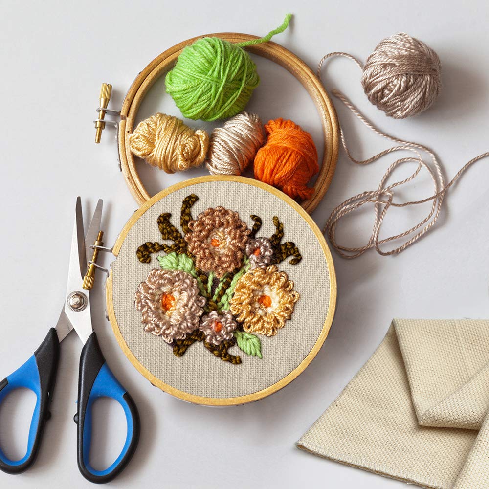 Pllieay Tufting Cloth Punch Needle Fabric, Embroidery Fabric, Monks Cloth for Punch Needle Embroidery Rug-Punch & Pinch Needle, 26.4 x 19.3 Inch