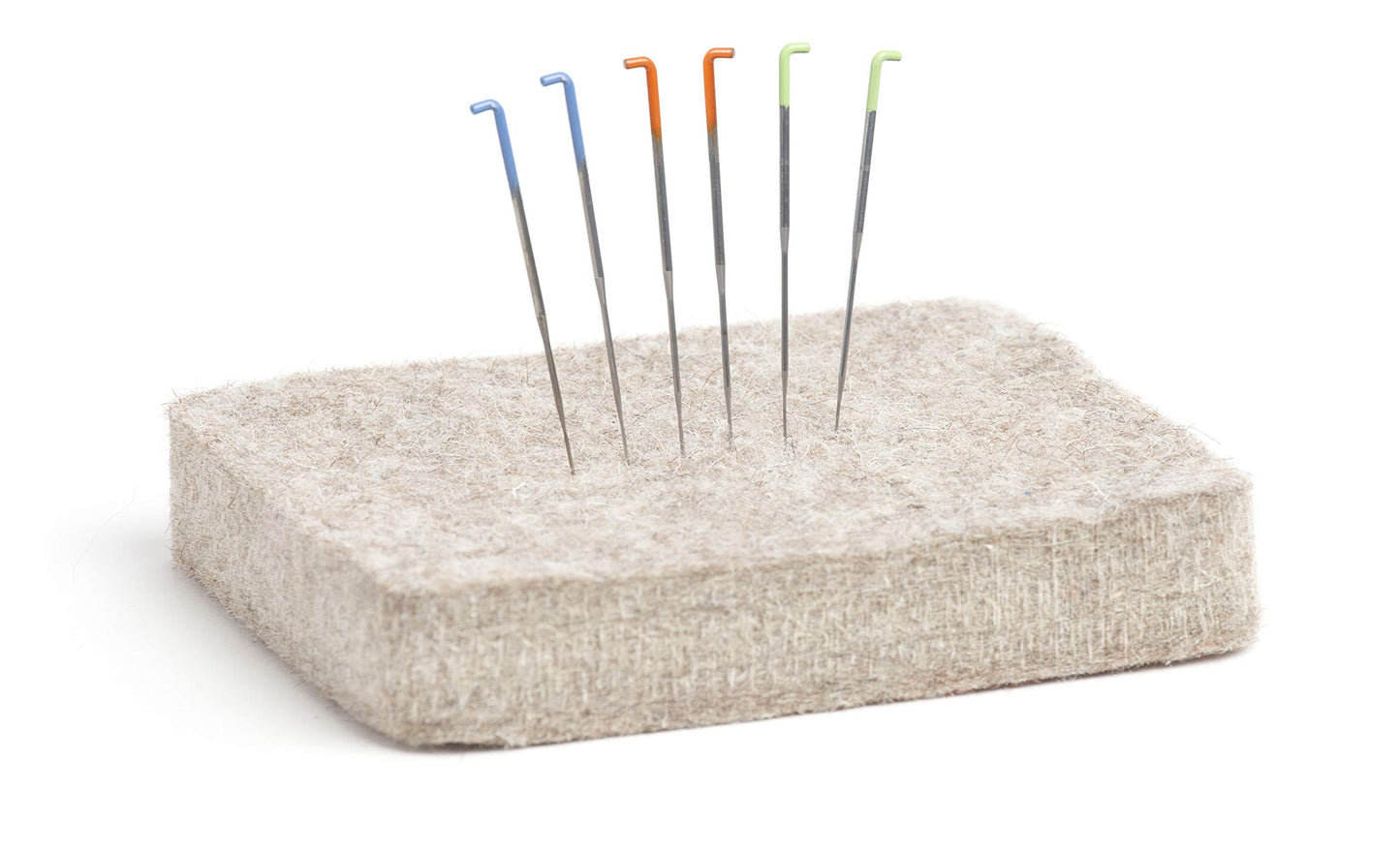 Complete Needle Felting Craft Starter Kit for Beginners, Premium Tools and Supplies, 17 Colors Wool, 6 Needles Color Coded, Wool Felting Pad, Leather Finger Guards, Storage Case, Assembled in USA
