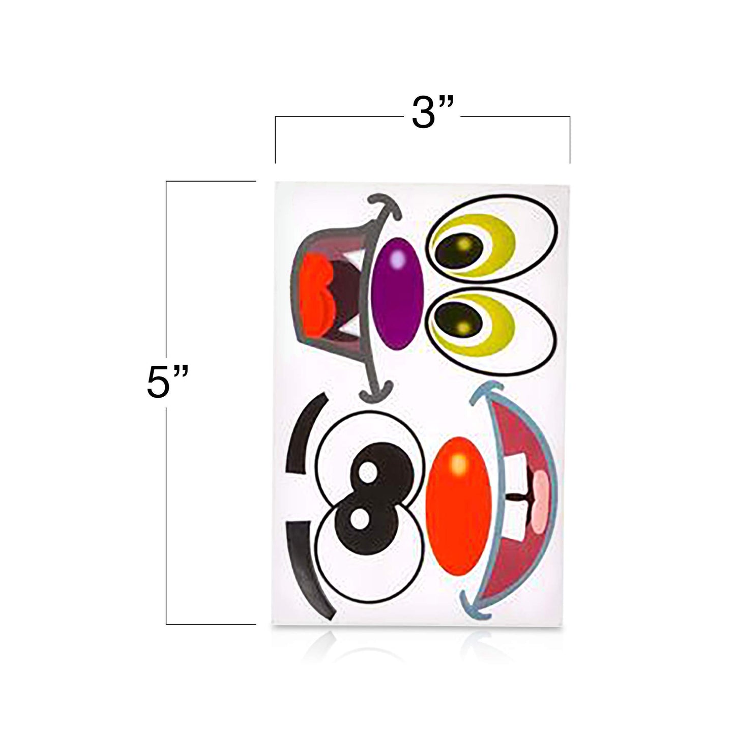 ArtCreativity Halloween Pumpkin Stickers for Decorating - 12 Sheets - Jack-o-Lantern - Cute Halloween Toddler Decor Idea - Pumpkin Party Favors