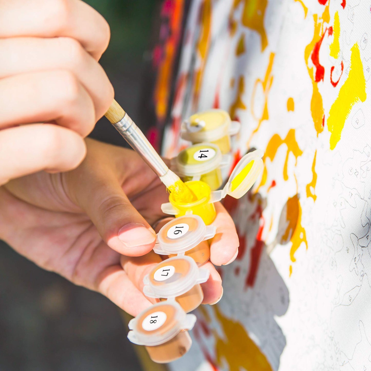 Ledgebay Extra Paint Set for Be Still Paint by Number Kit – Full Set of Acrylic Replacement Paints – Vacuum Sealed for Freshness – Exact Match for Unframed and Framed Kits